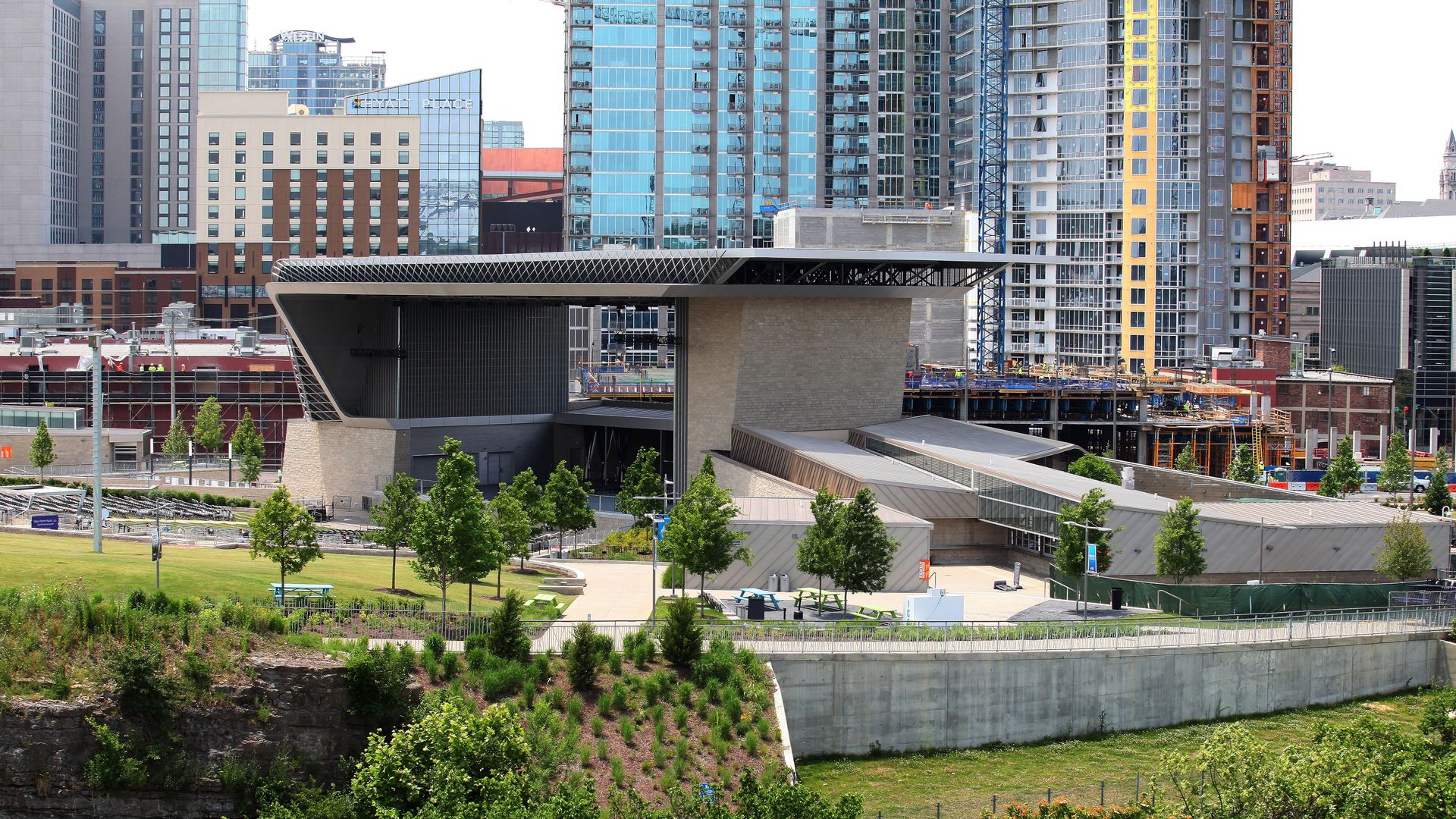 Ascend Amphitheater from afar in 2016