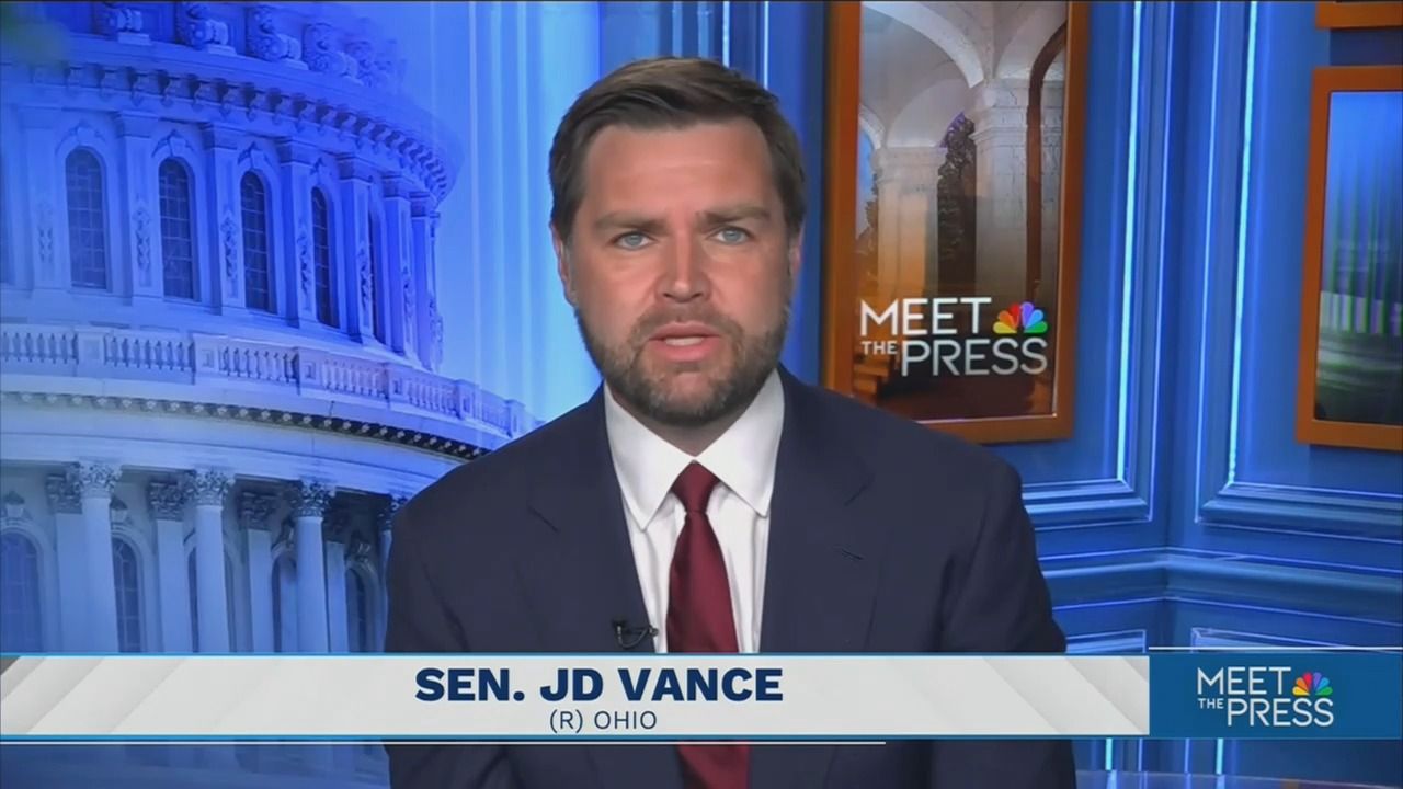 Sen. J.D. Vance on NBC's "Meet the Press"