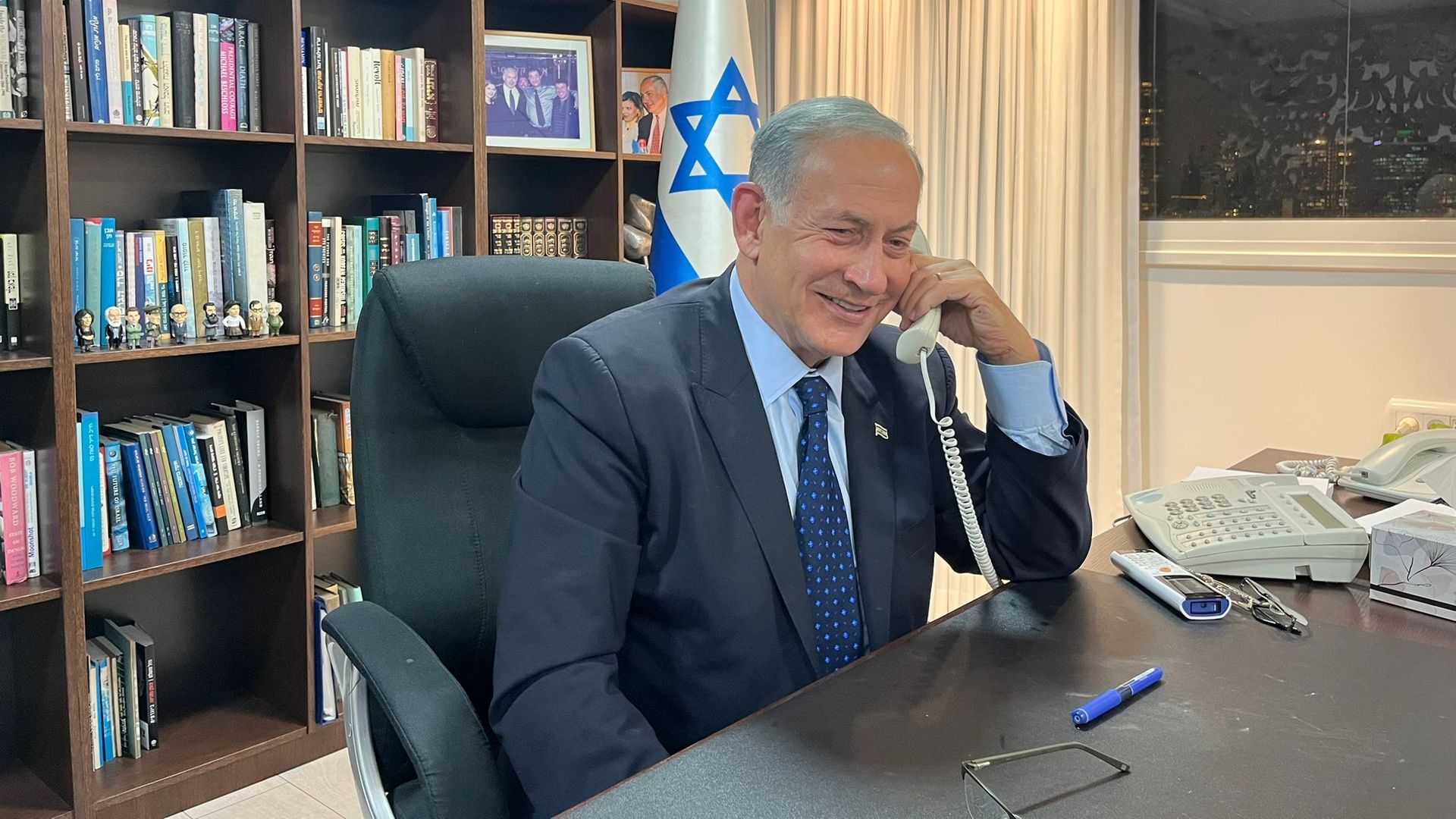 President Biden spoke on the phone with Benjamin Netanyahu and congratulated him for winning the Israeli elections