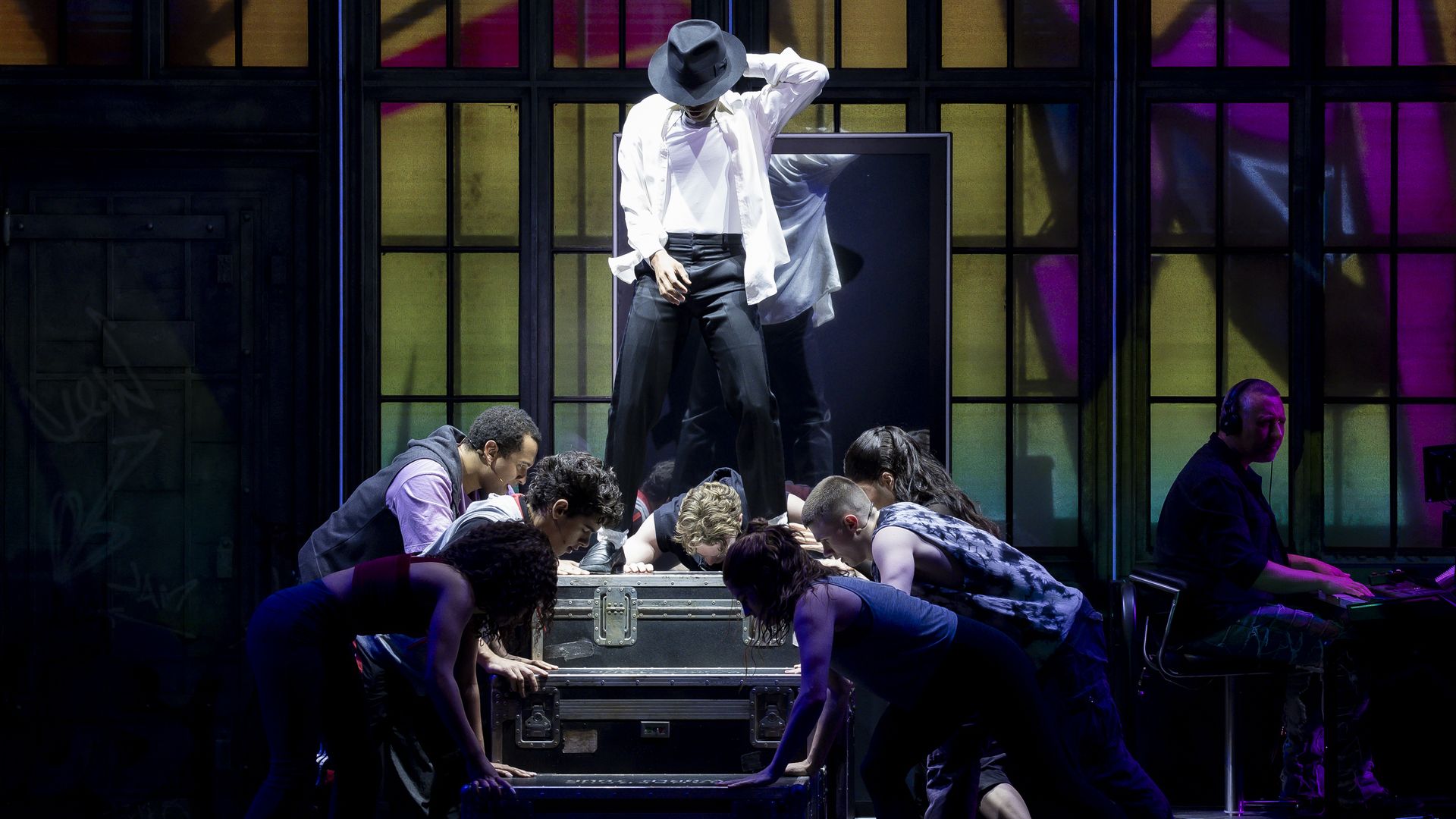 Ilario Grant performs as Michael Jackson for "MJ the Musical" at Her Majesty's Theatre on September 16, 2025 in Melbourne, Australia.