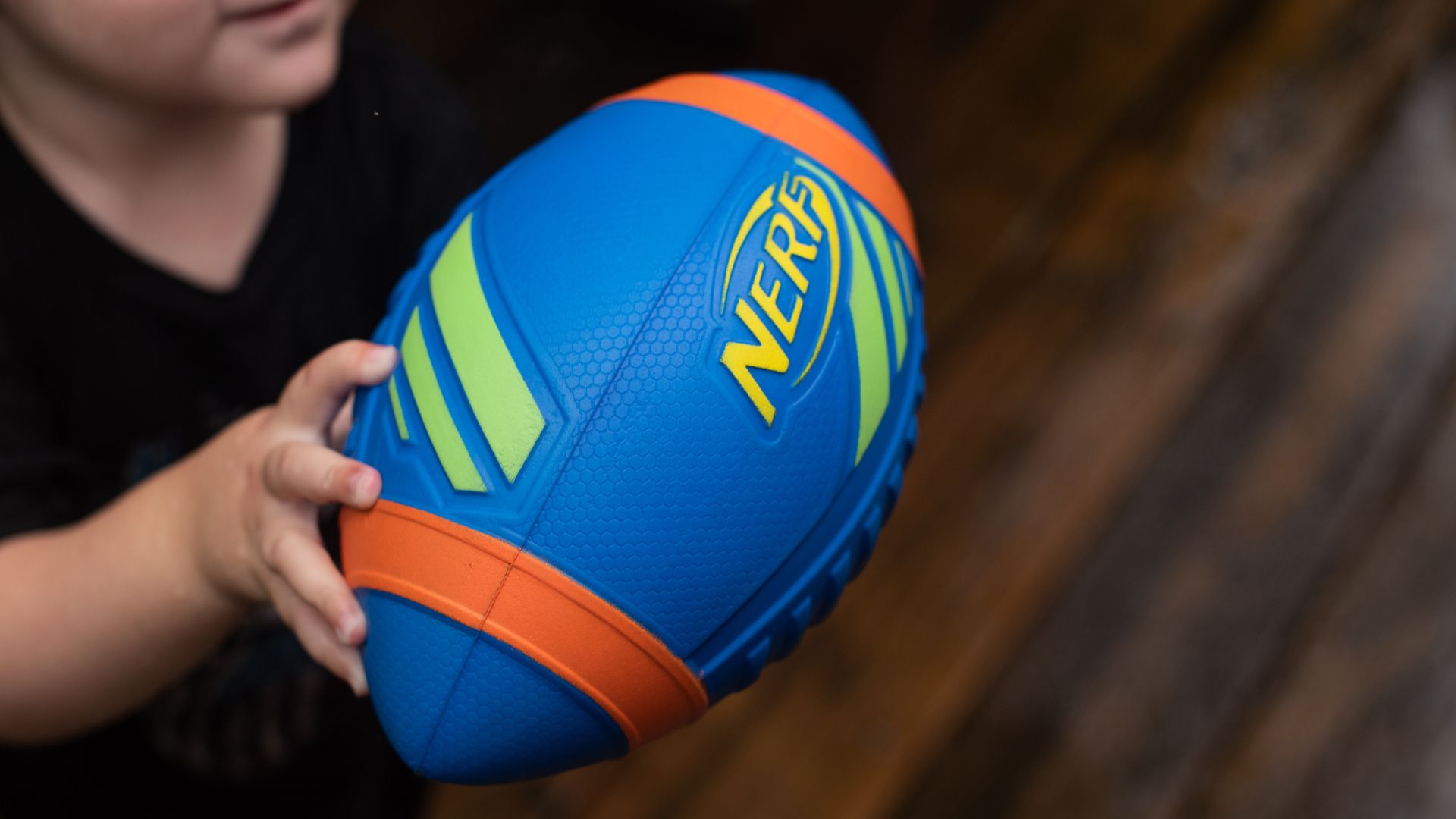 A Hasbro Nerf ball