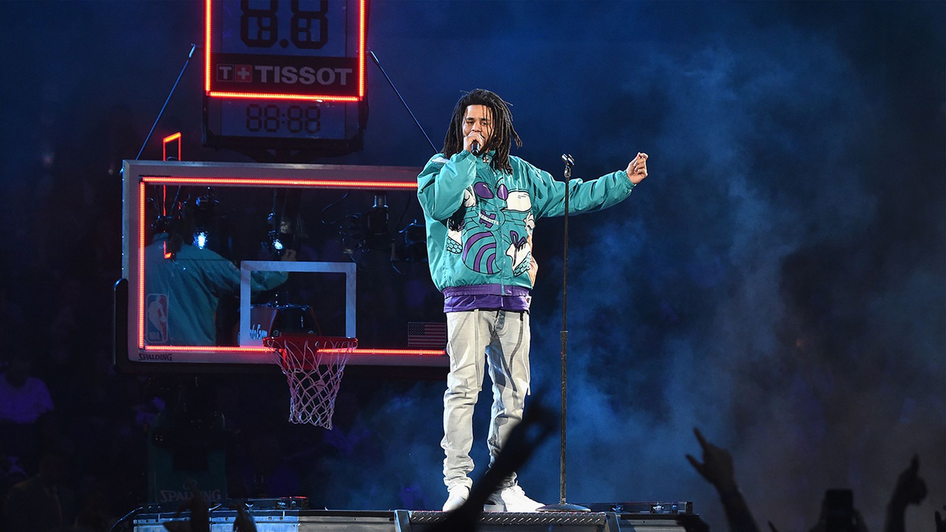 j. Cole at Charlotte all-star game