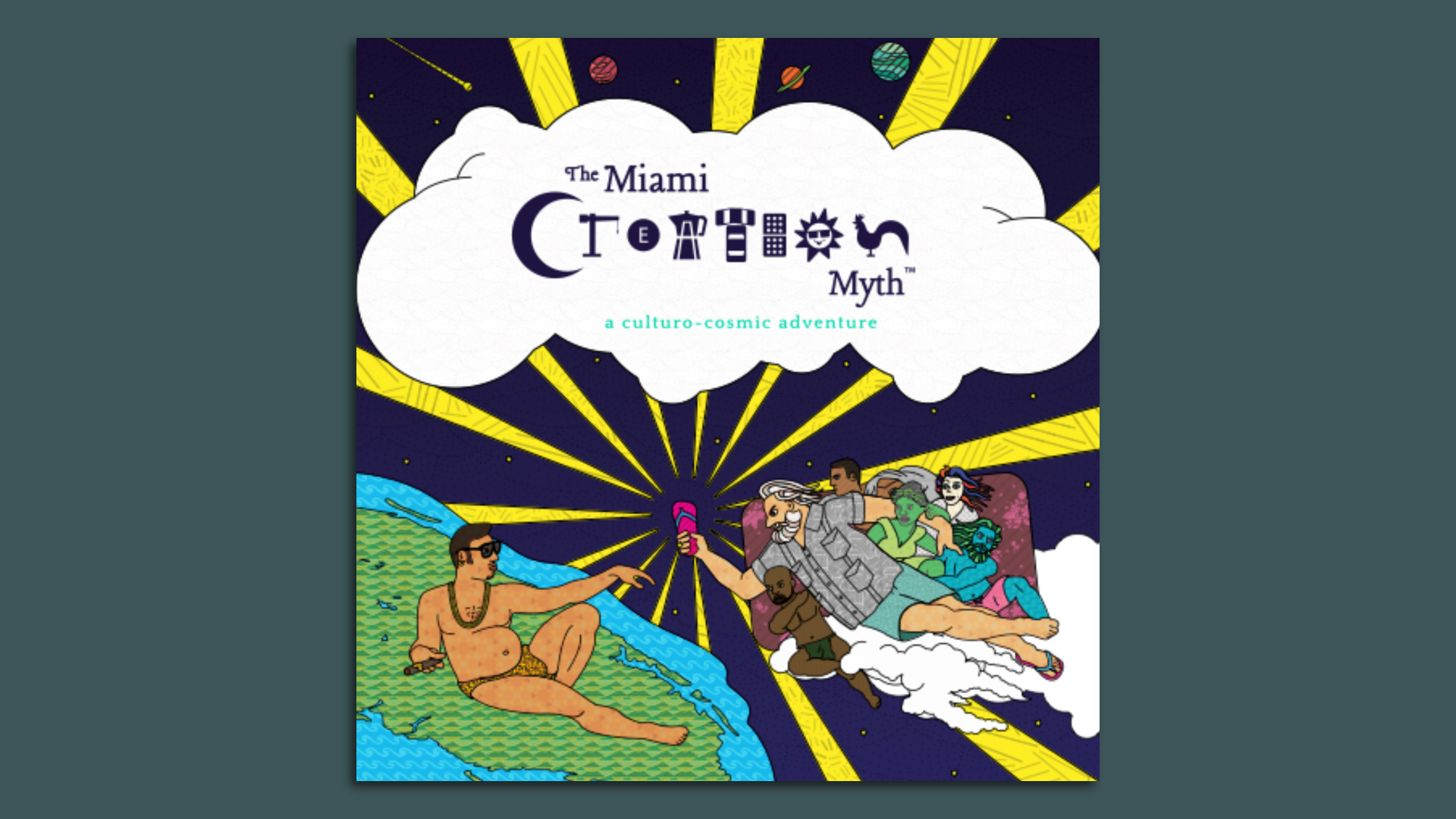 Explore Miami's creation story in new satirical book - Axios