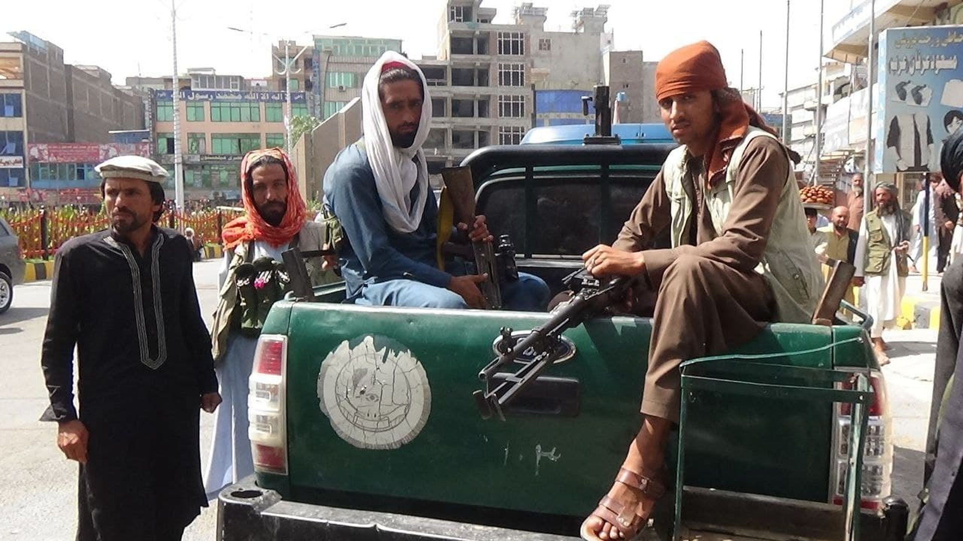 Taliban check points are seen in the streets of Jalalabad city, Afghanistan on August 18