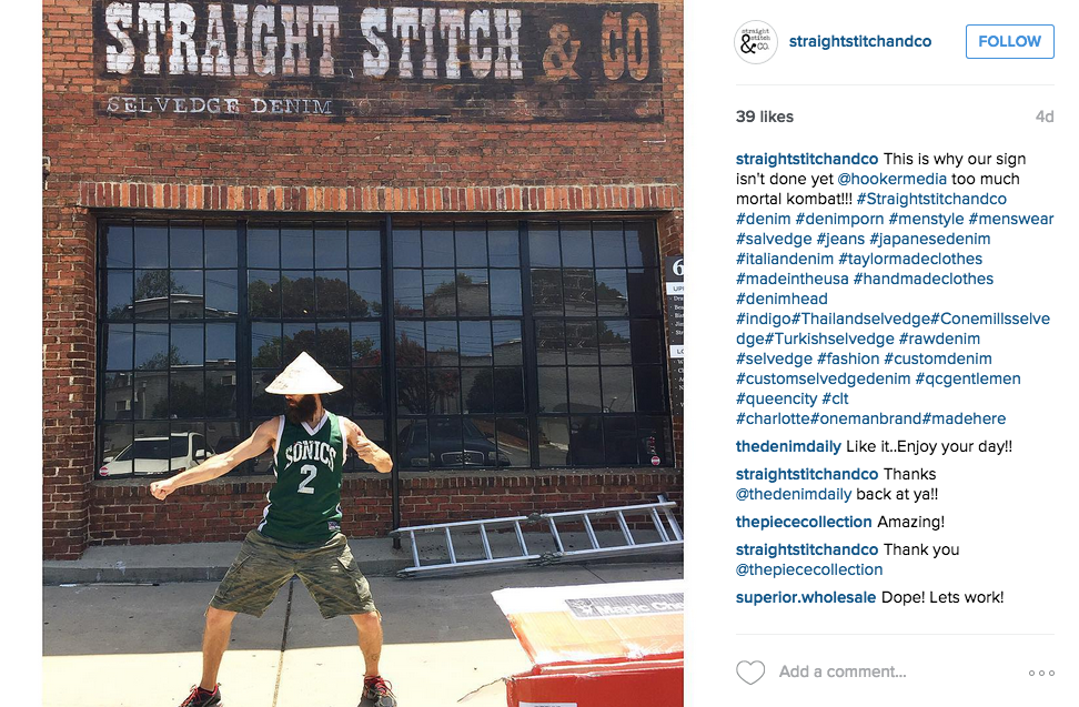 Straight Stitch insta