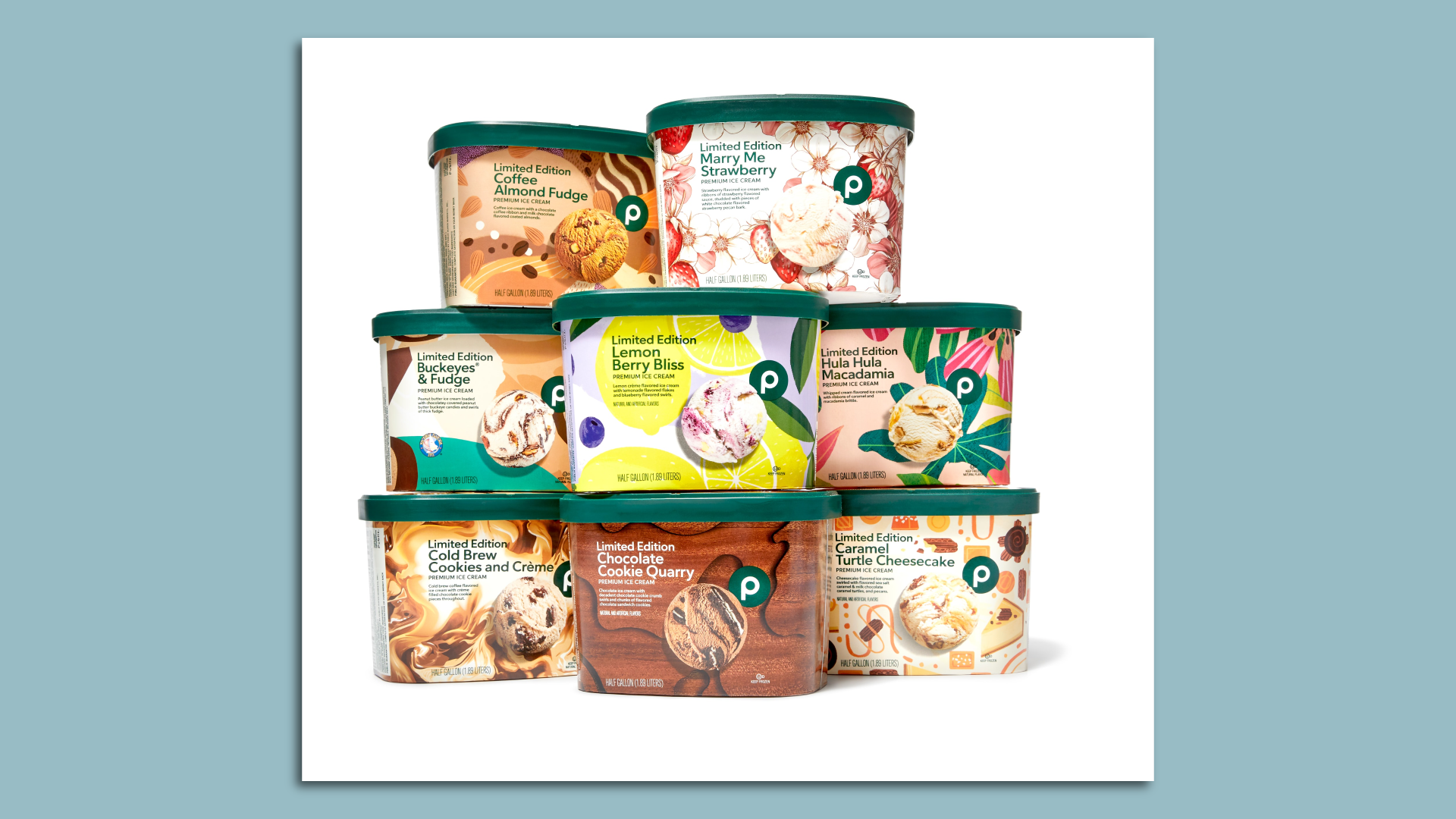 This season’s limited-time Publix ice cream flavors.