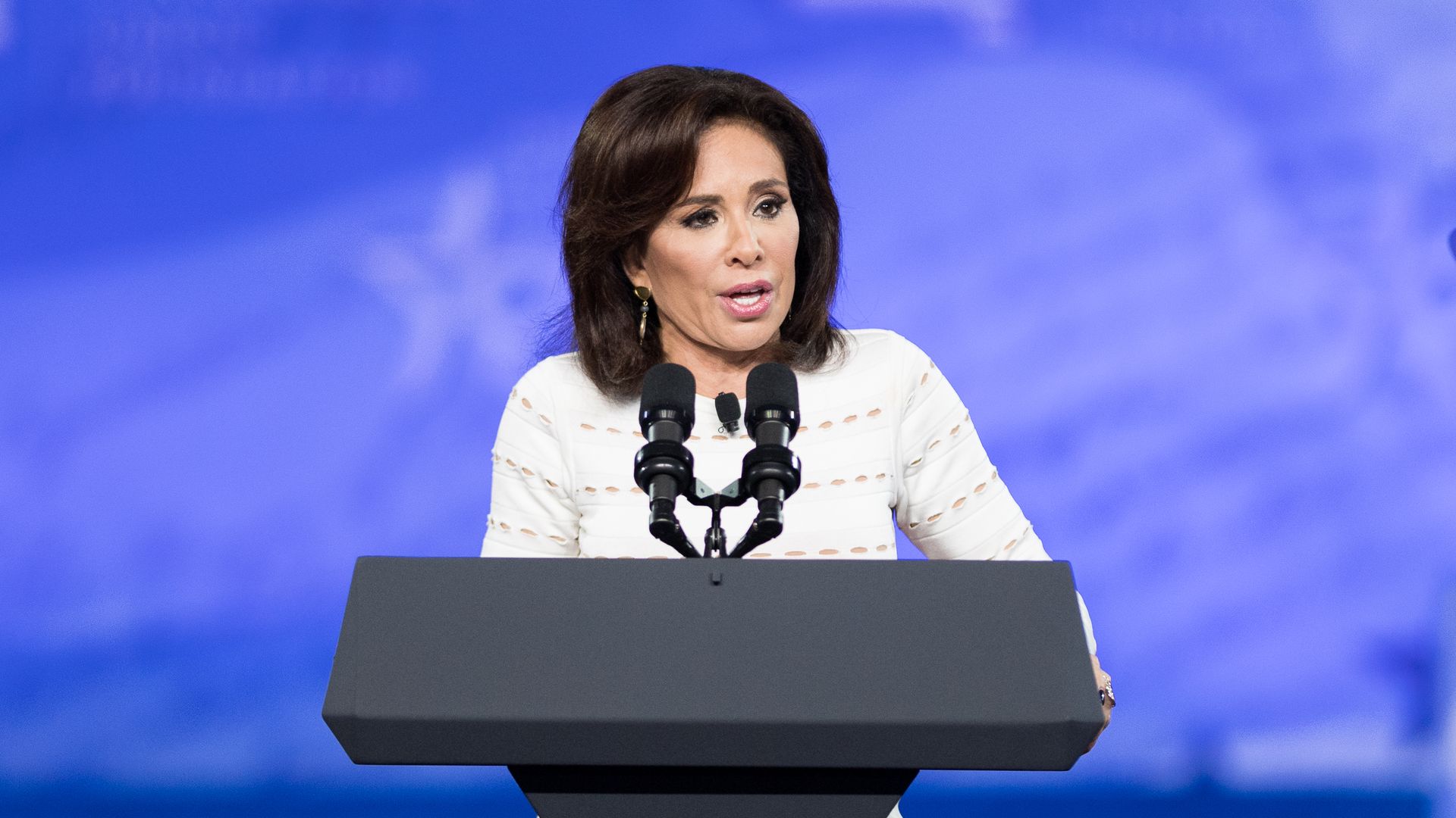  Jeanine Pirro did not address being off air during her return to her Fox News show.