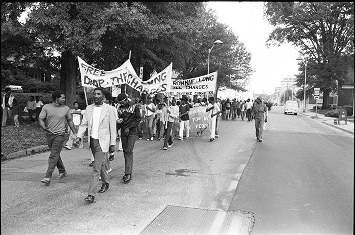 Ronnie Long protest 1970