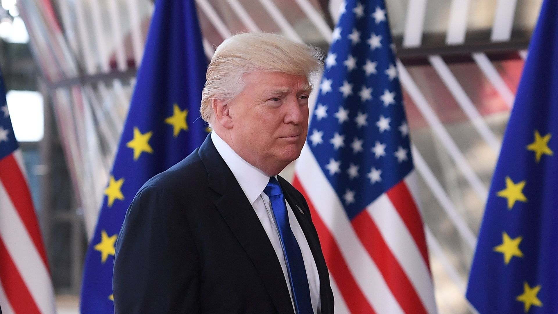 President Trump criticized the EU for its treatment of Britain