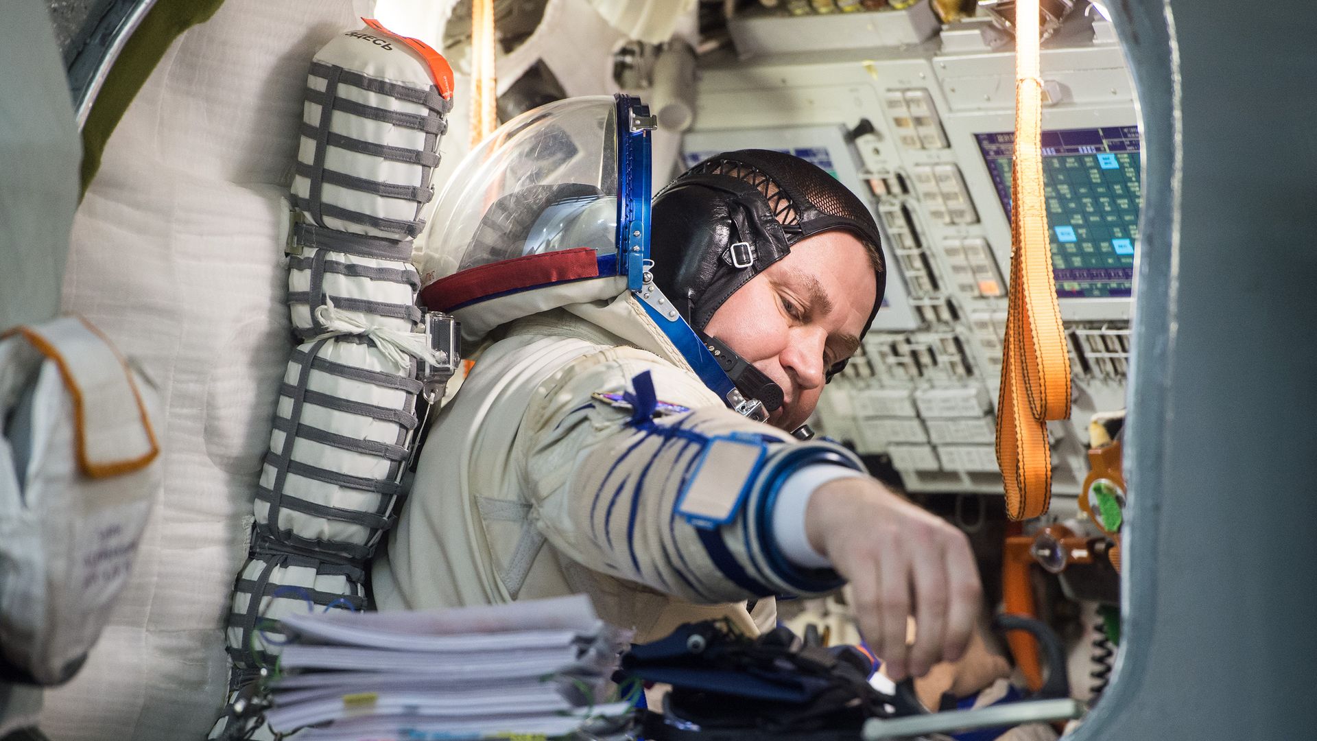 Russian cosmonaut Alexey Ovchinin