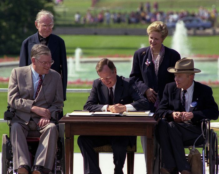 ADA-bush-signing