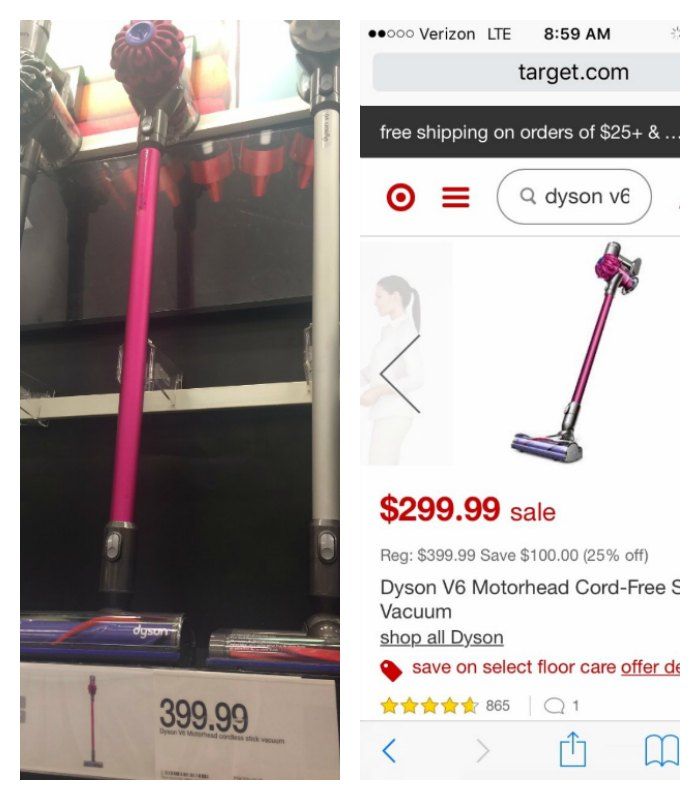 target price comparison