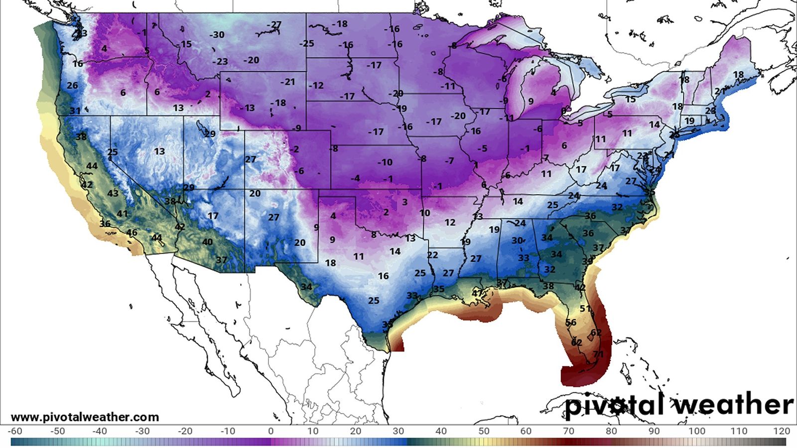 Arctic Blast Leaves Over 110 Million Under Wind Chill Warnings