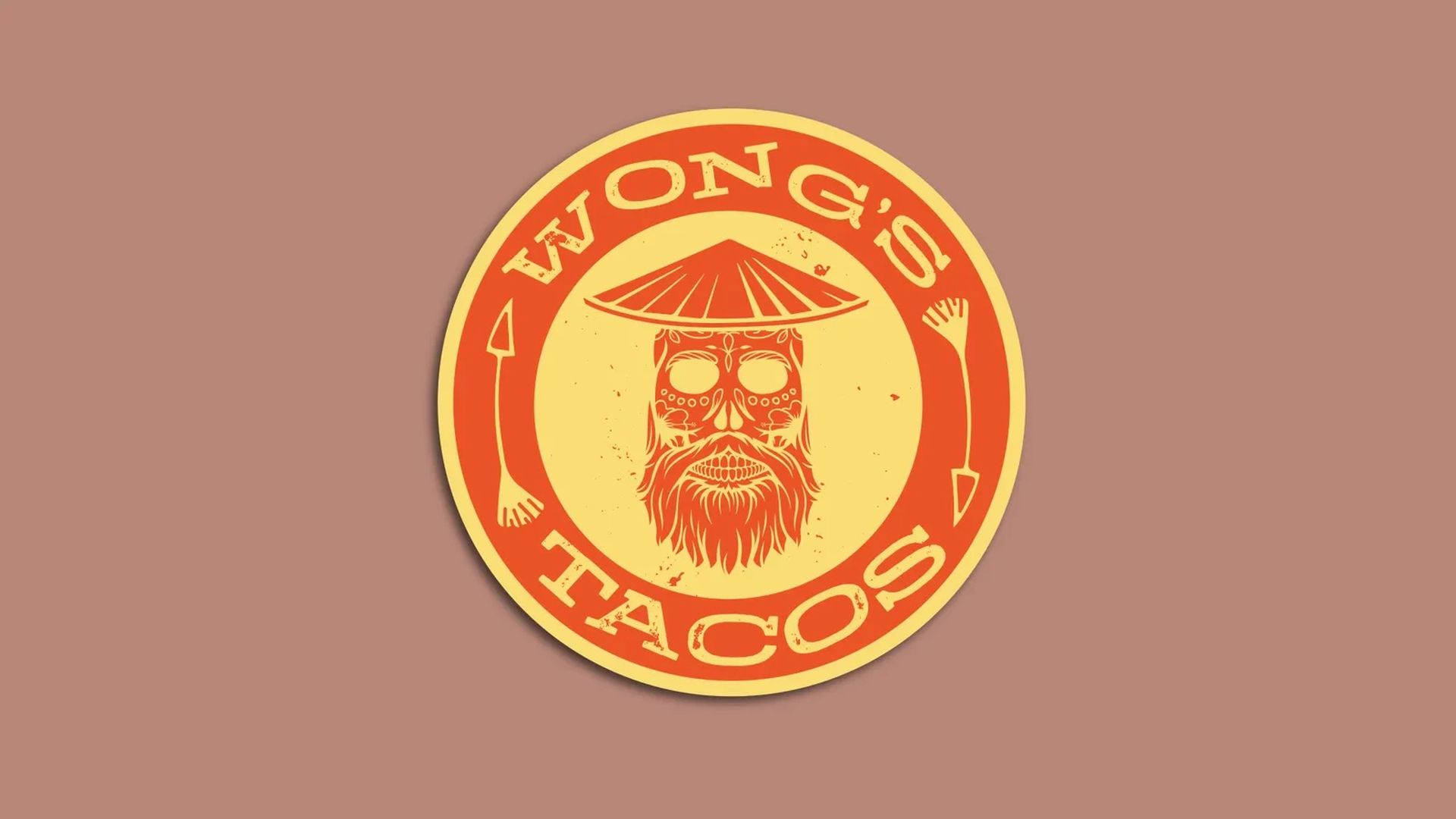a logo that says wong's tacos 