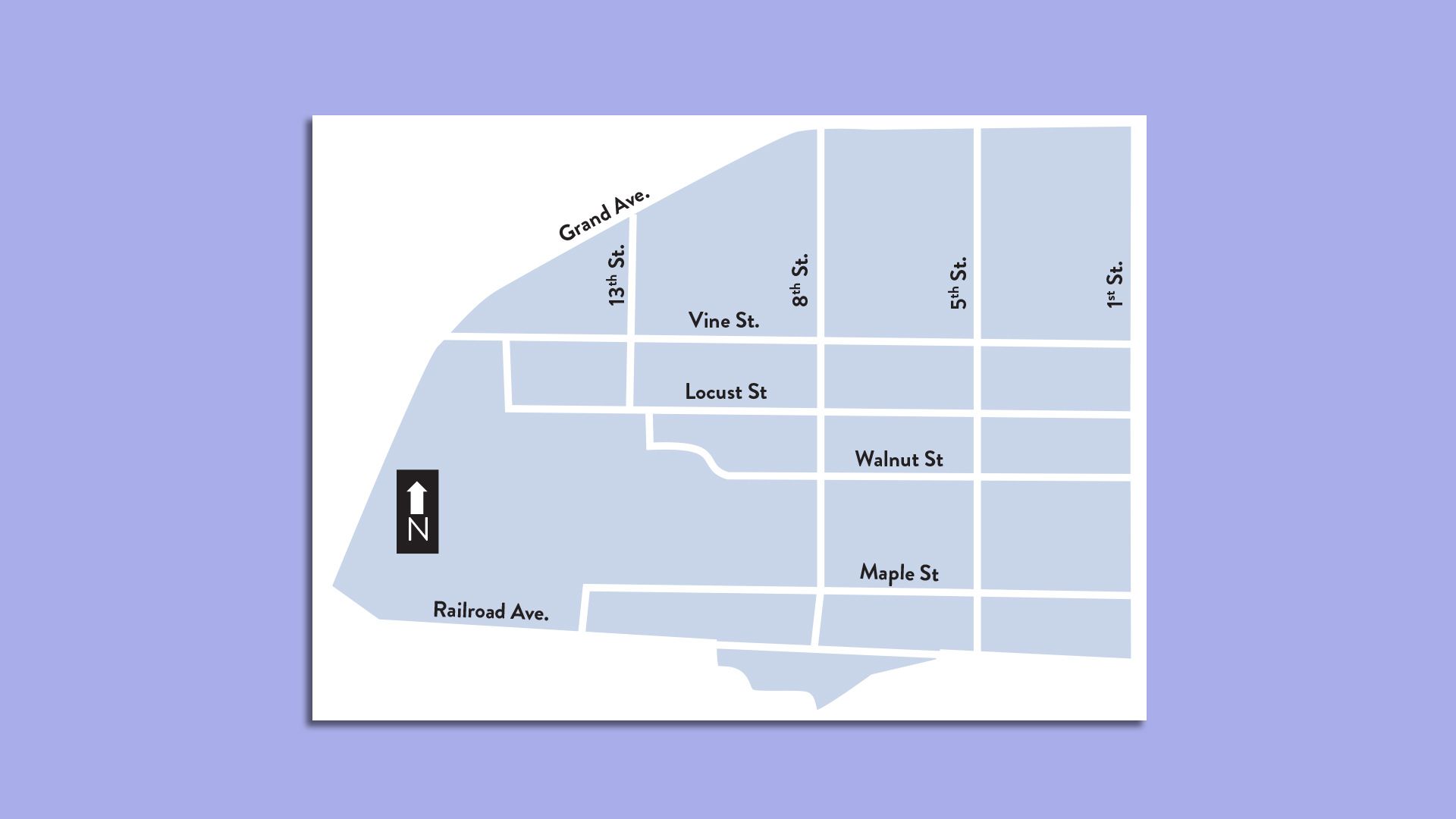 A map of Valley Junction.