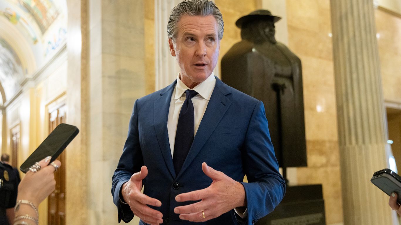 Newsom says he's under investigation by the Justice Department