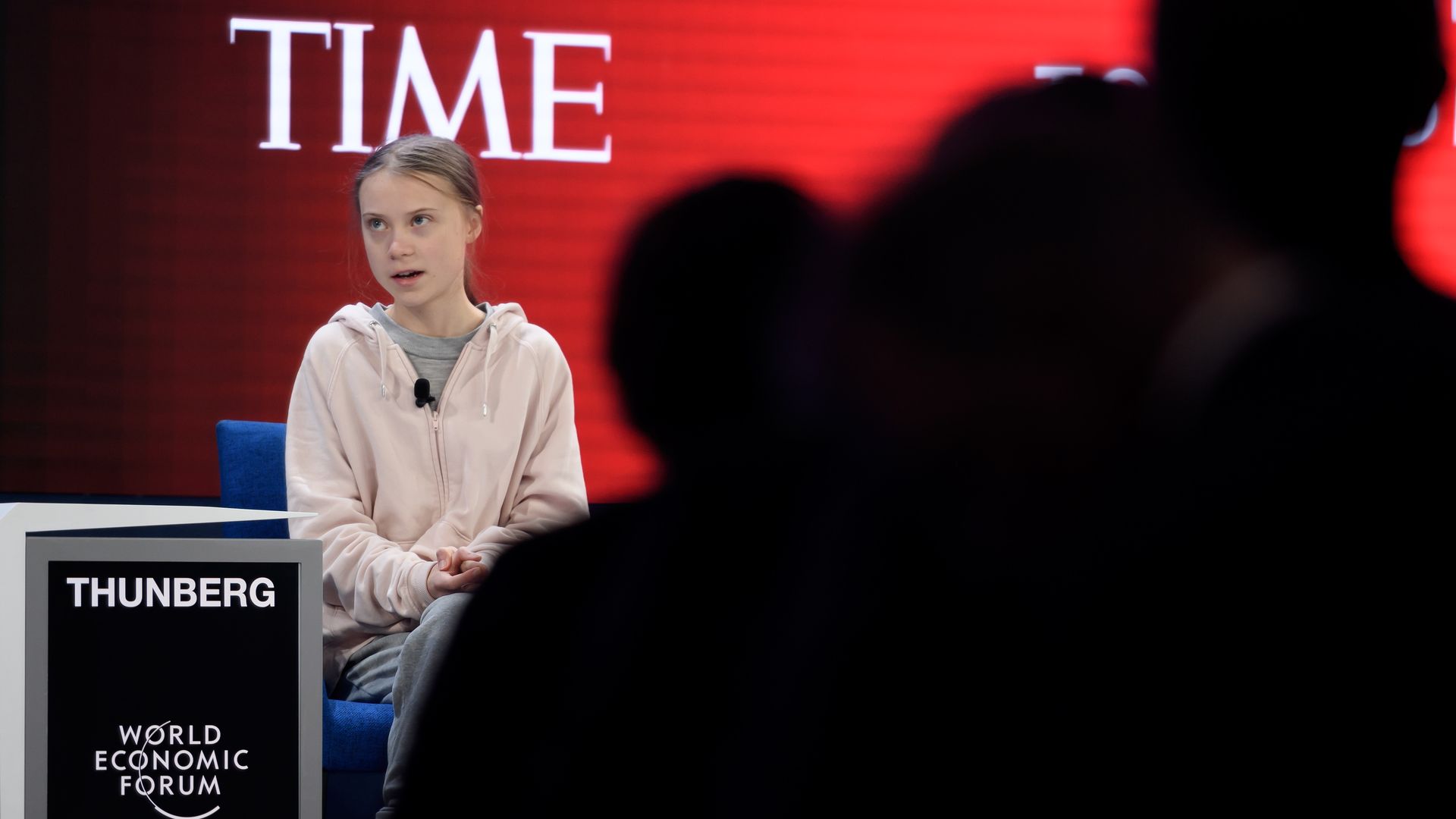 Greta Thunberg at the World Economic Forum