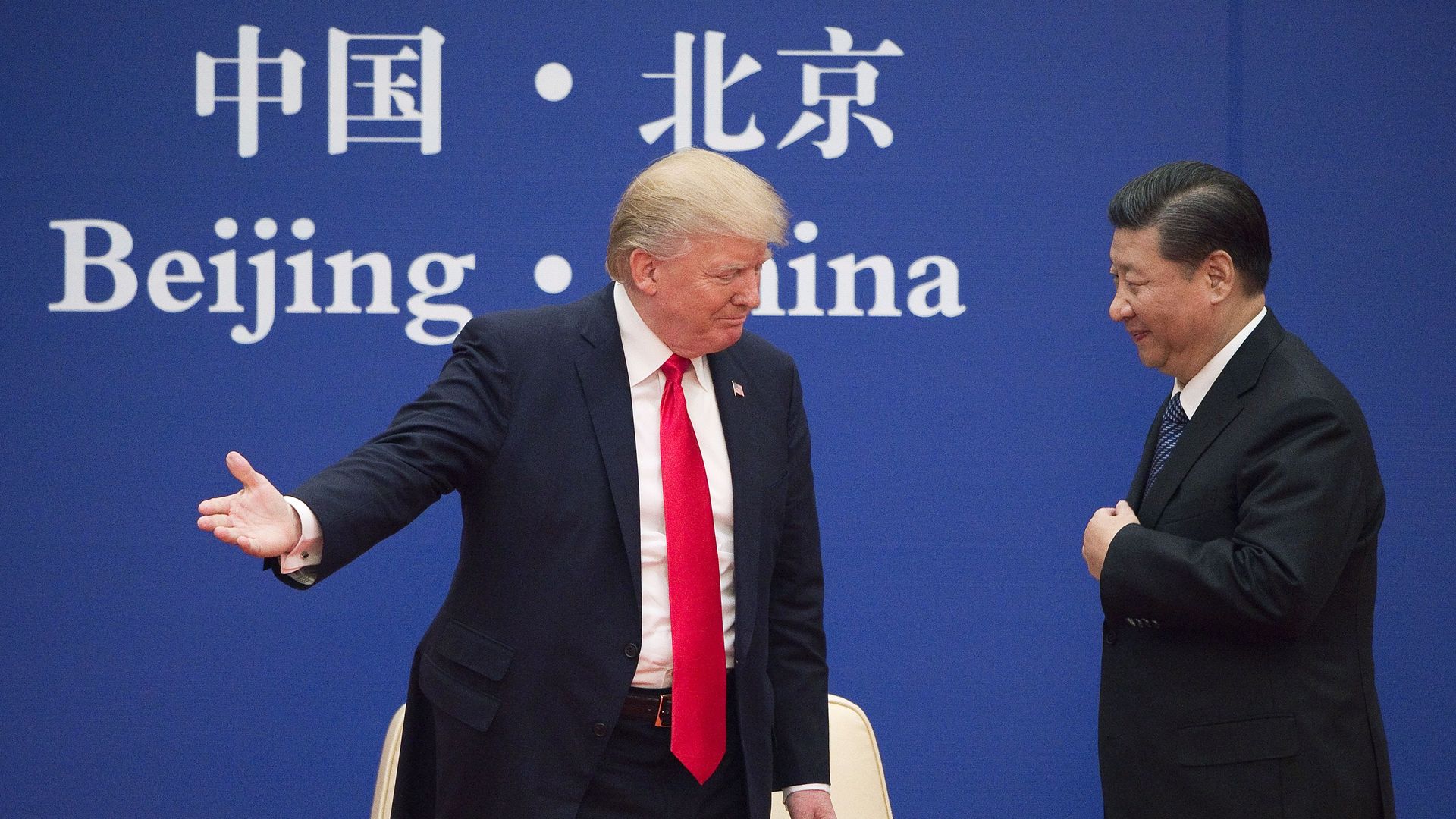 President Donald Trump and China’s President Xi Jinping. 