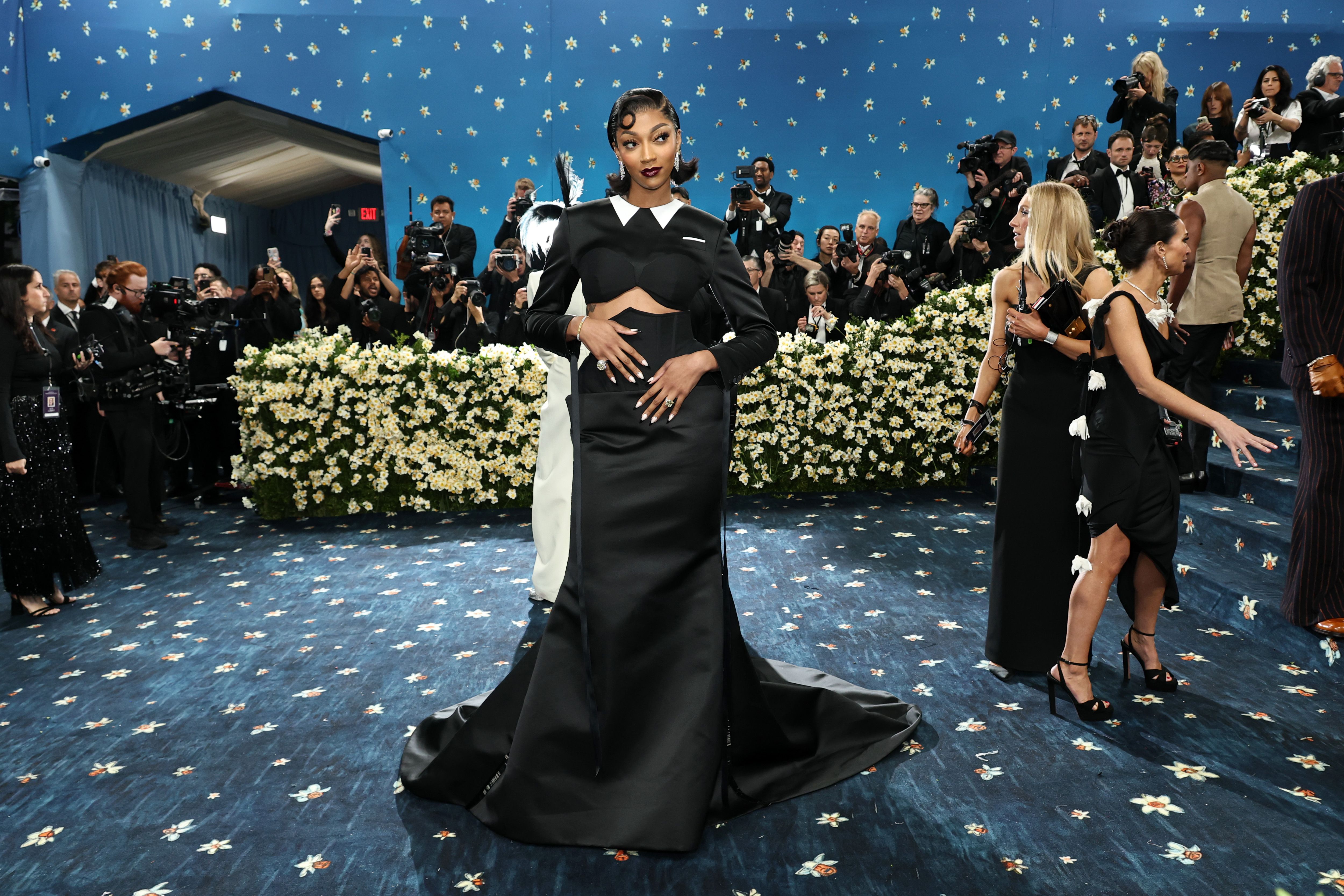 Angel Reese attends the 2025 Met Gala.