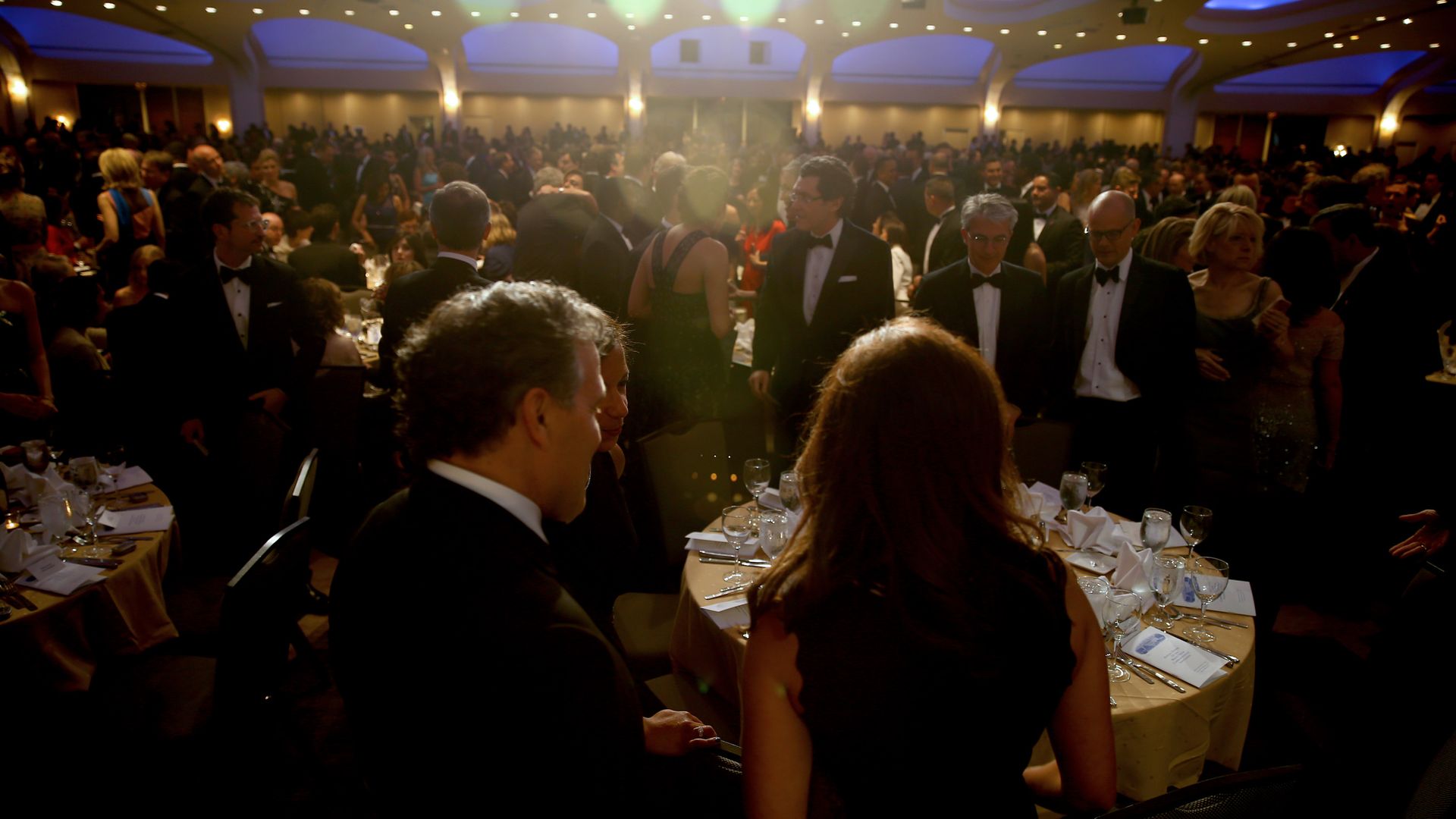 Guests at the White House Correspondents Dinner.
