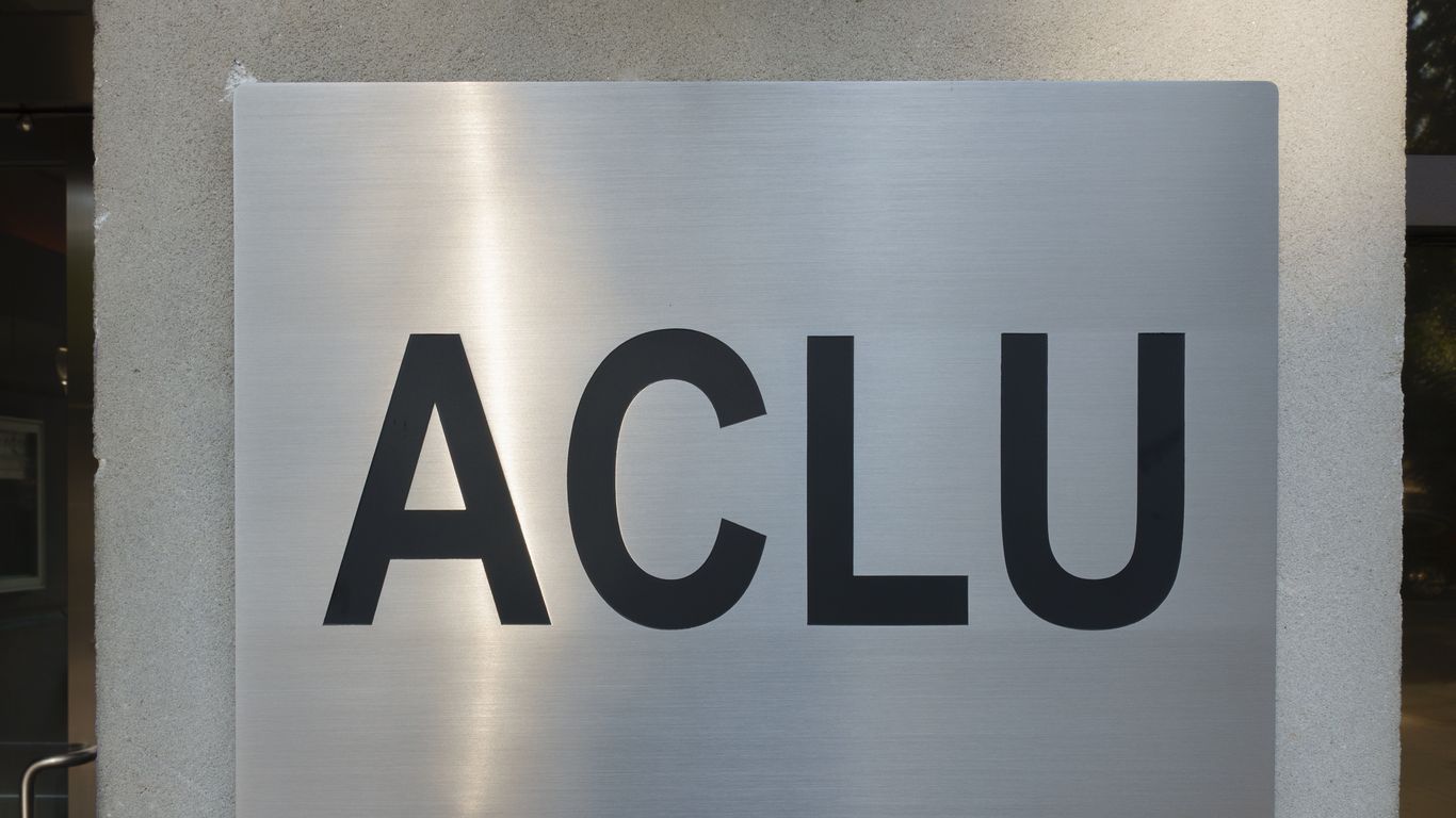 Scoop: ACLU sues Trump at record pace in year one