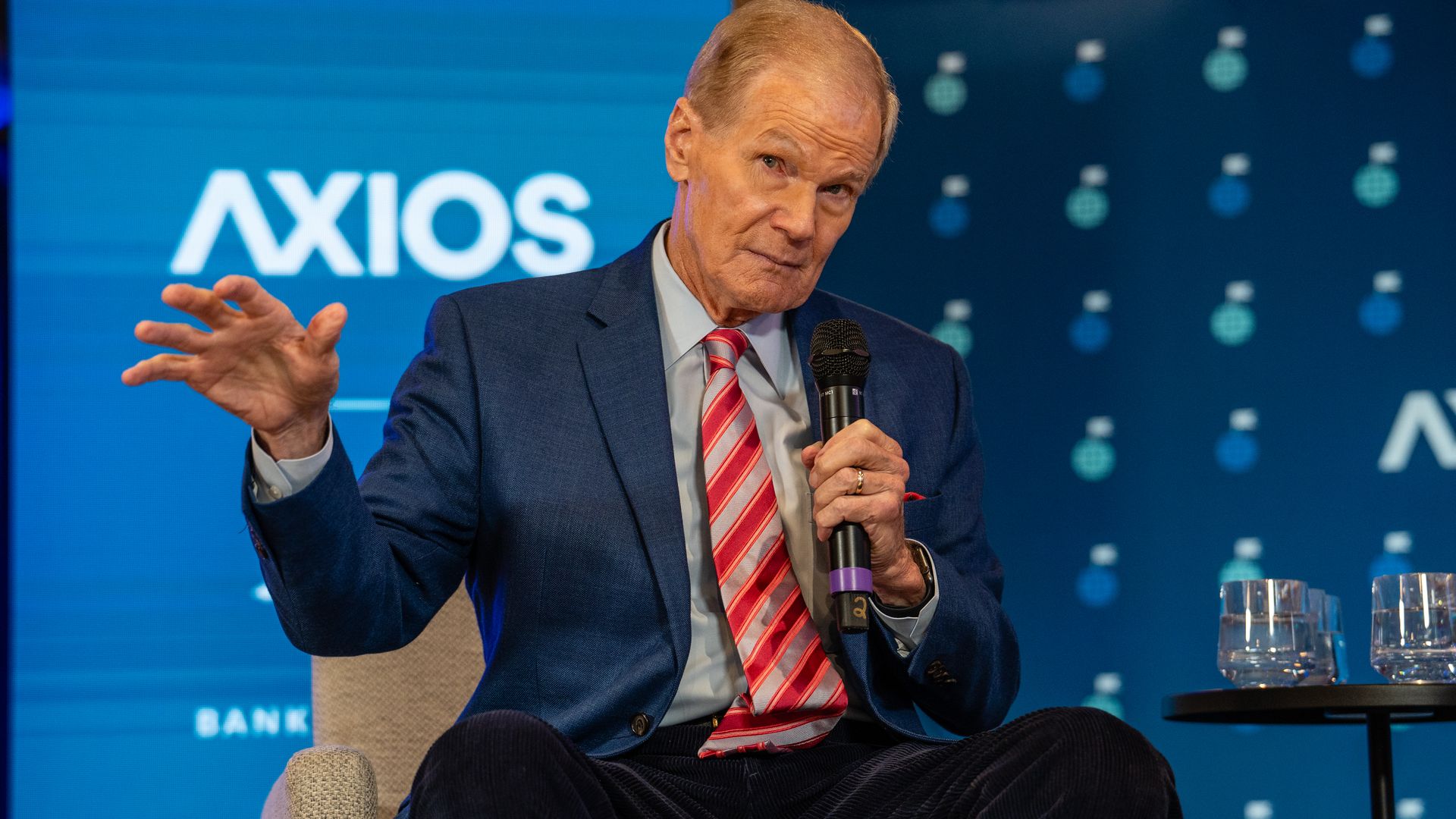 NASA Administrator Bill Nelson speaks at the Axios House Climate Week/UN General Assembly in New York City on Sept. 23, 2024.