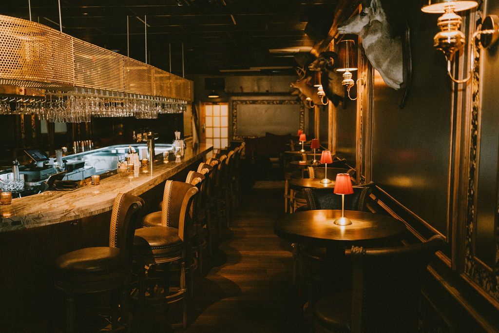 a very sexy looking cocktail bar 