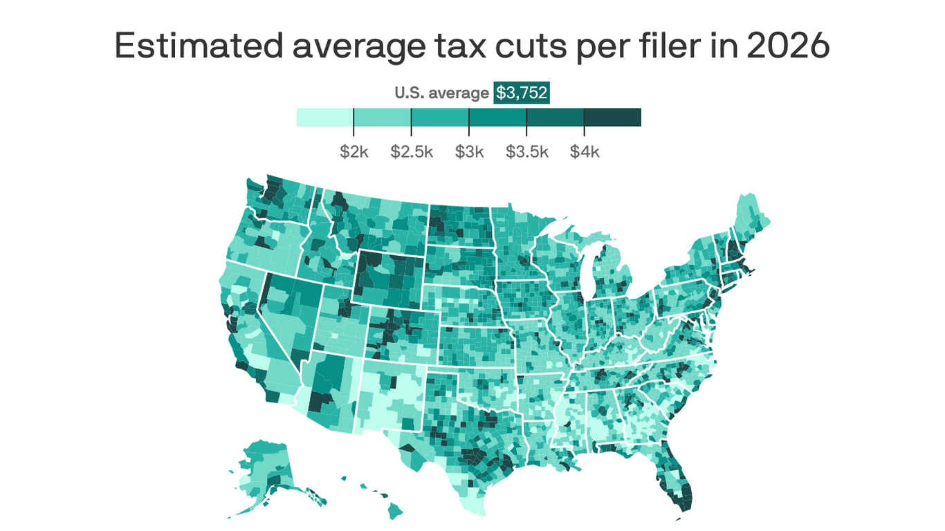 How your county is affected by "big beautiful bill" tax cuts
