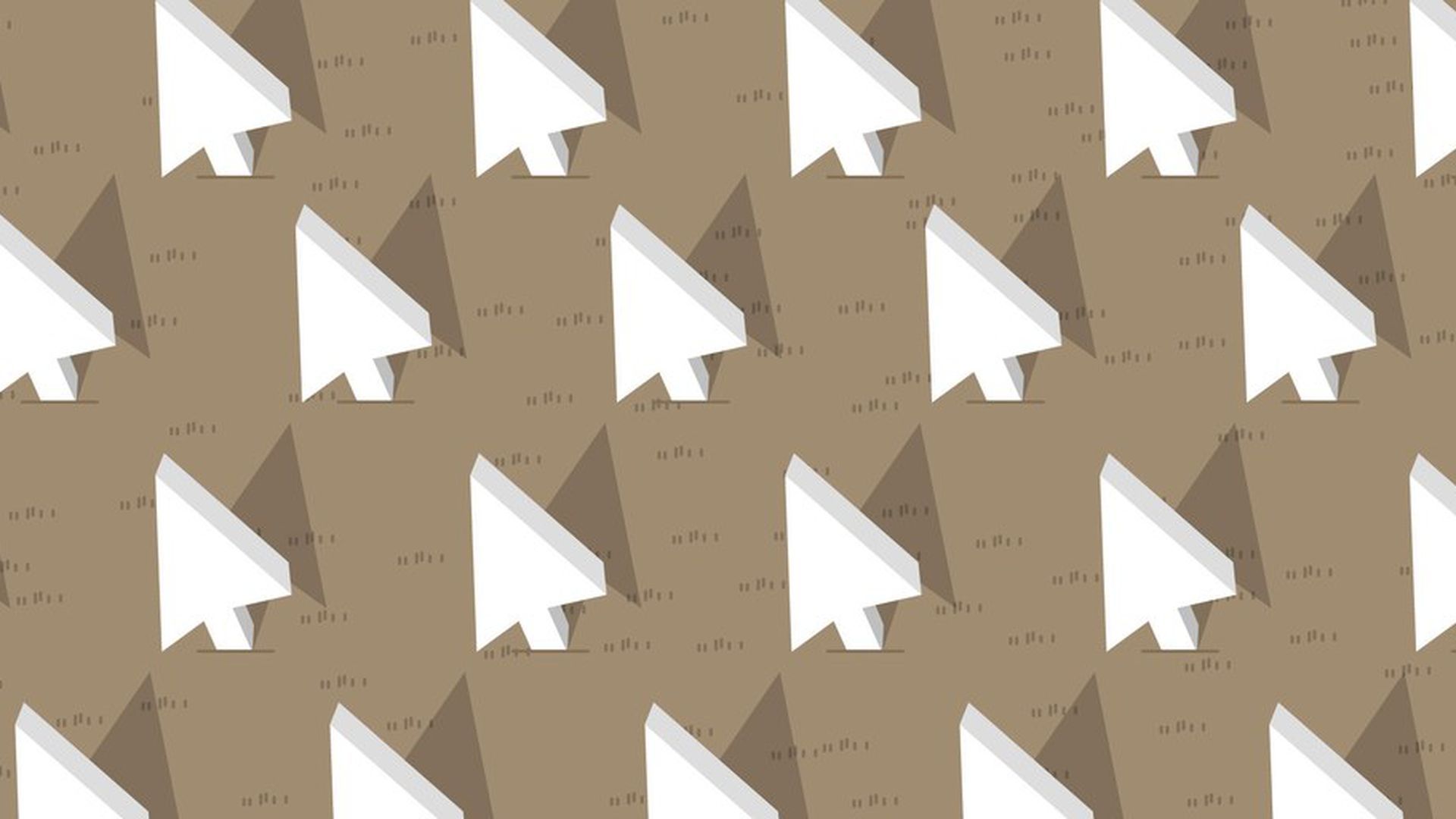 Illustration of a pattern of cursors.