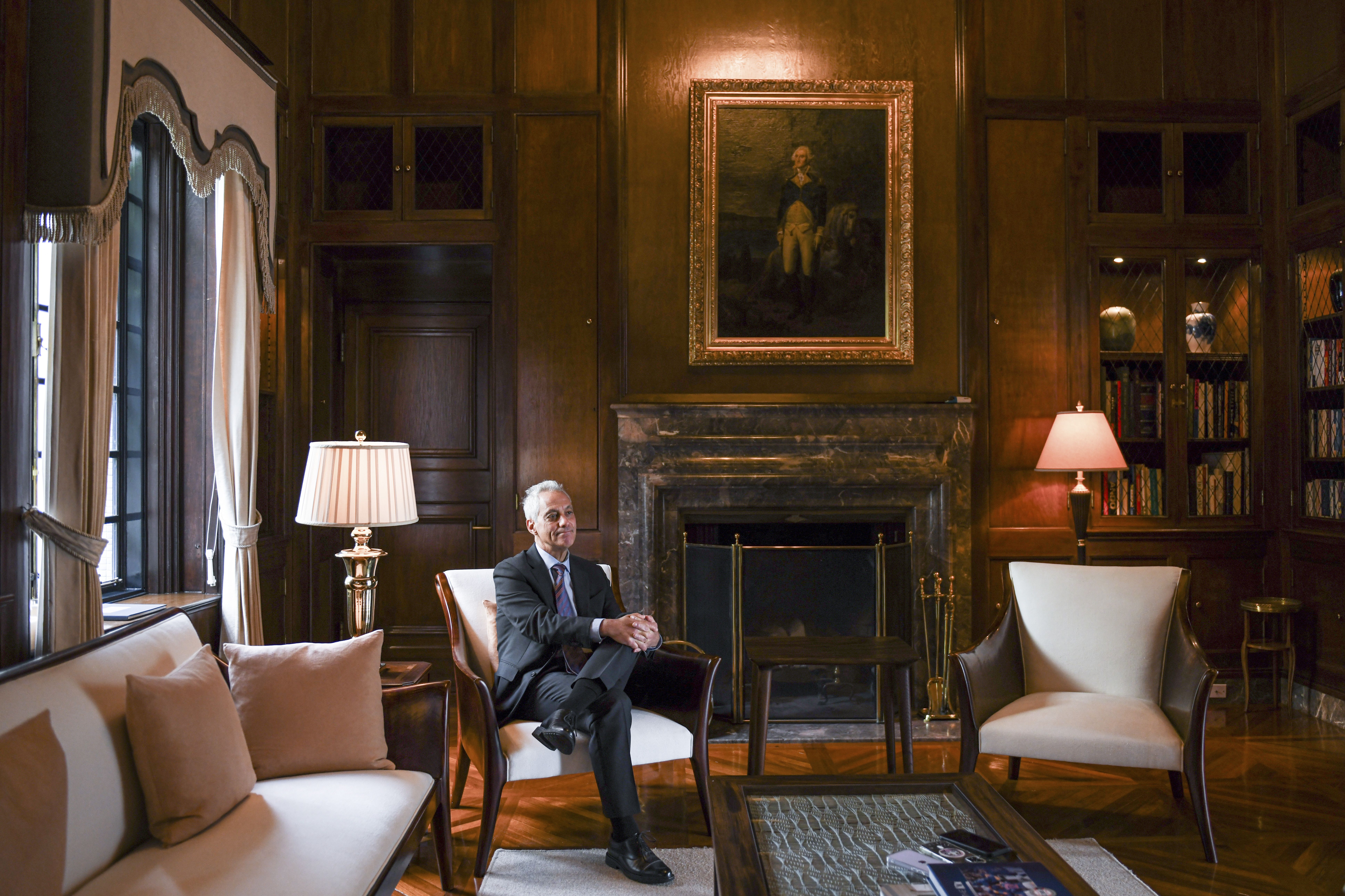 Rahm Emanuel, U.S ambassador to Japan, at the Ambassador's Residence in Tokyo on Nov. 27. Photo: Noriko Hayashi for The New York Times