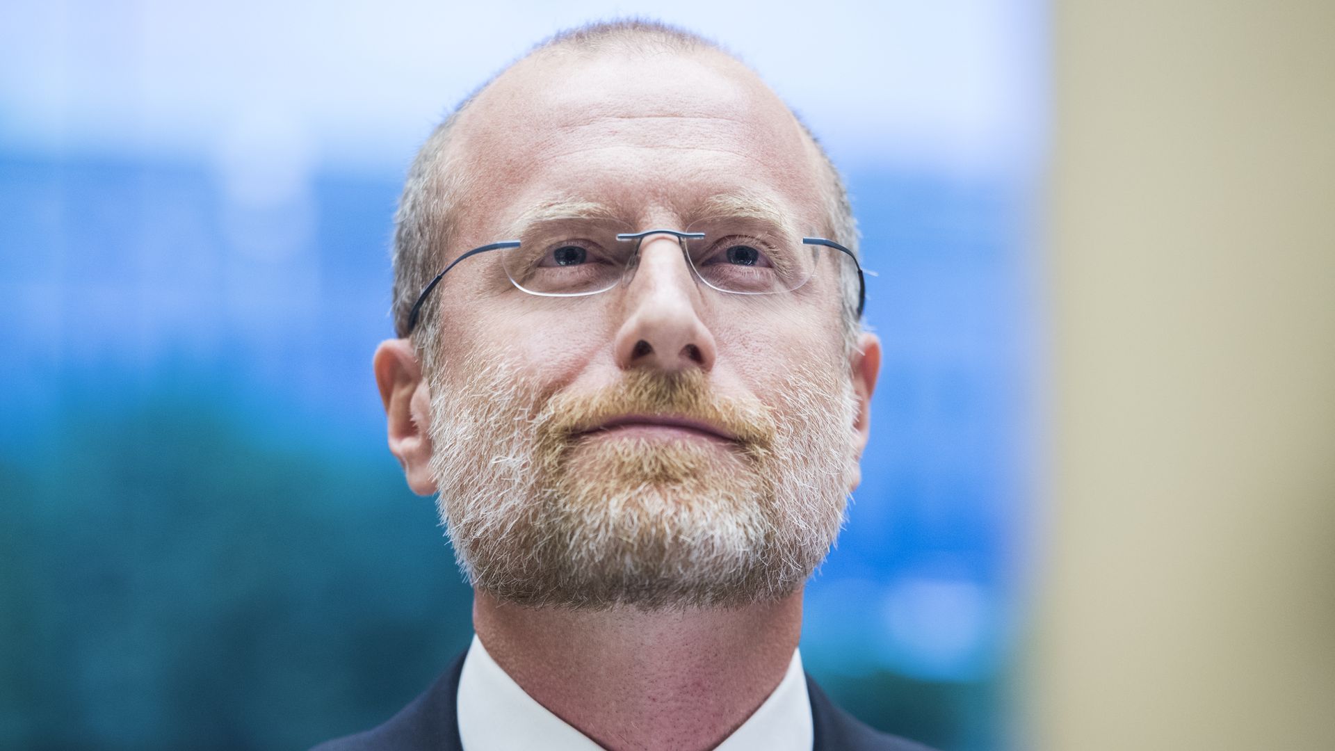 A photo of FCC Commissioner Brendan Carr at a congressional hearing