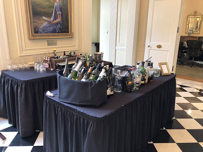 Duke Mansion Cocktails in the Courtyard drinks