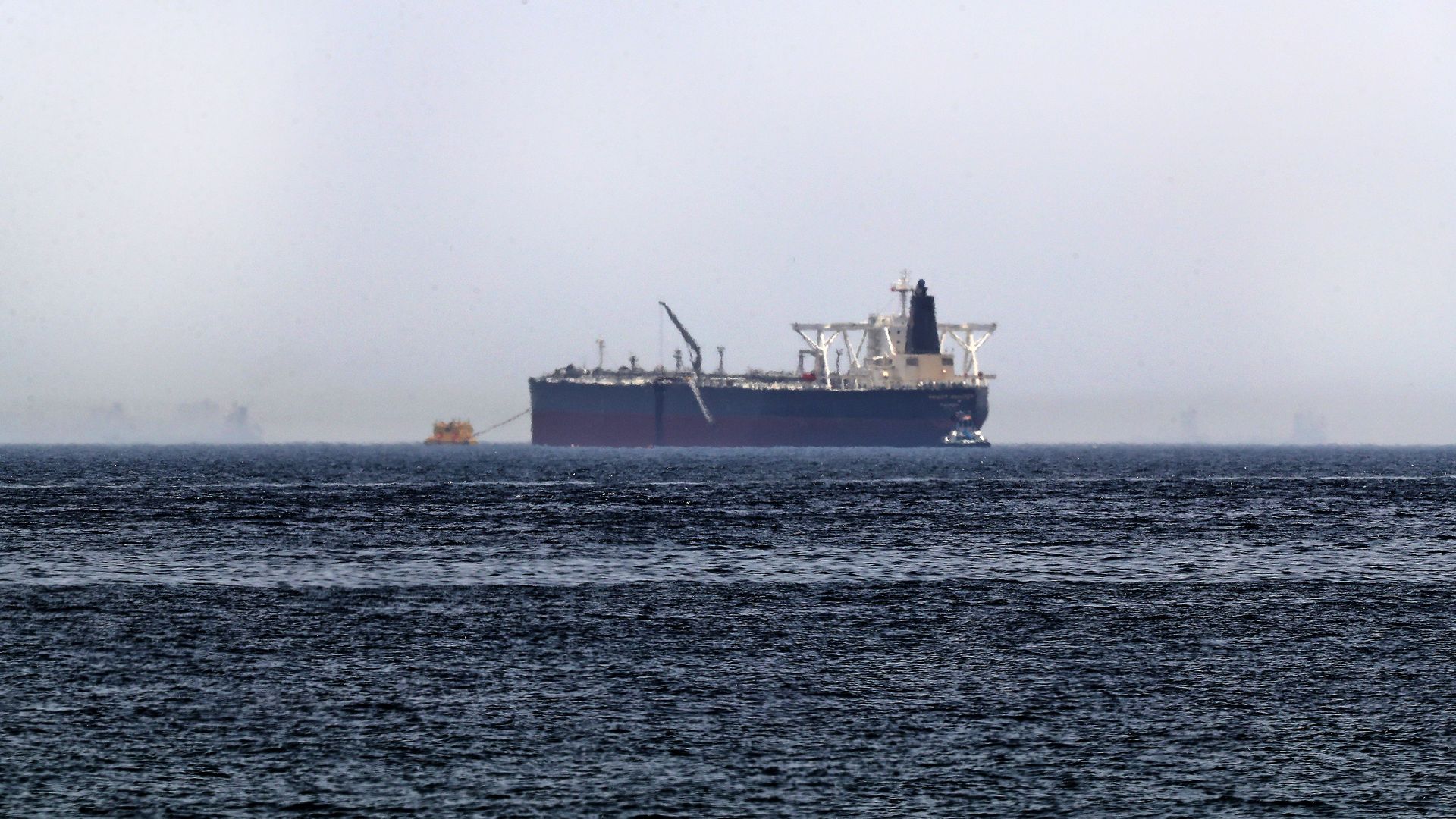 Photo of one of the oil tankers reported as sabotaged (taken before the attacks)