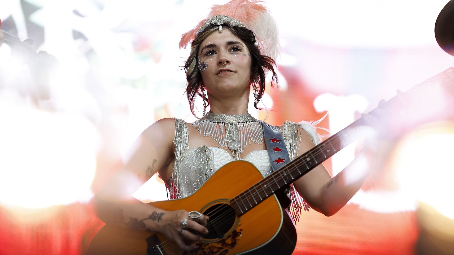 INDIO, CALIFORNIA - APRIL 30: Sierra Ferrell performs onstage during Day 3 of the 2023 Stagecoach Festival on April 30, 2023 in Indio, California. (Photo by Frazer Harrison/Getty Images for Stagecoach)