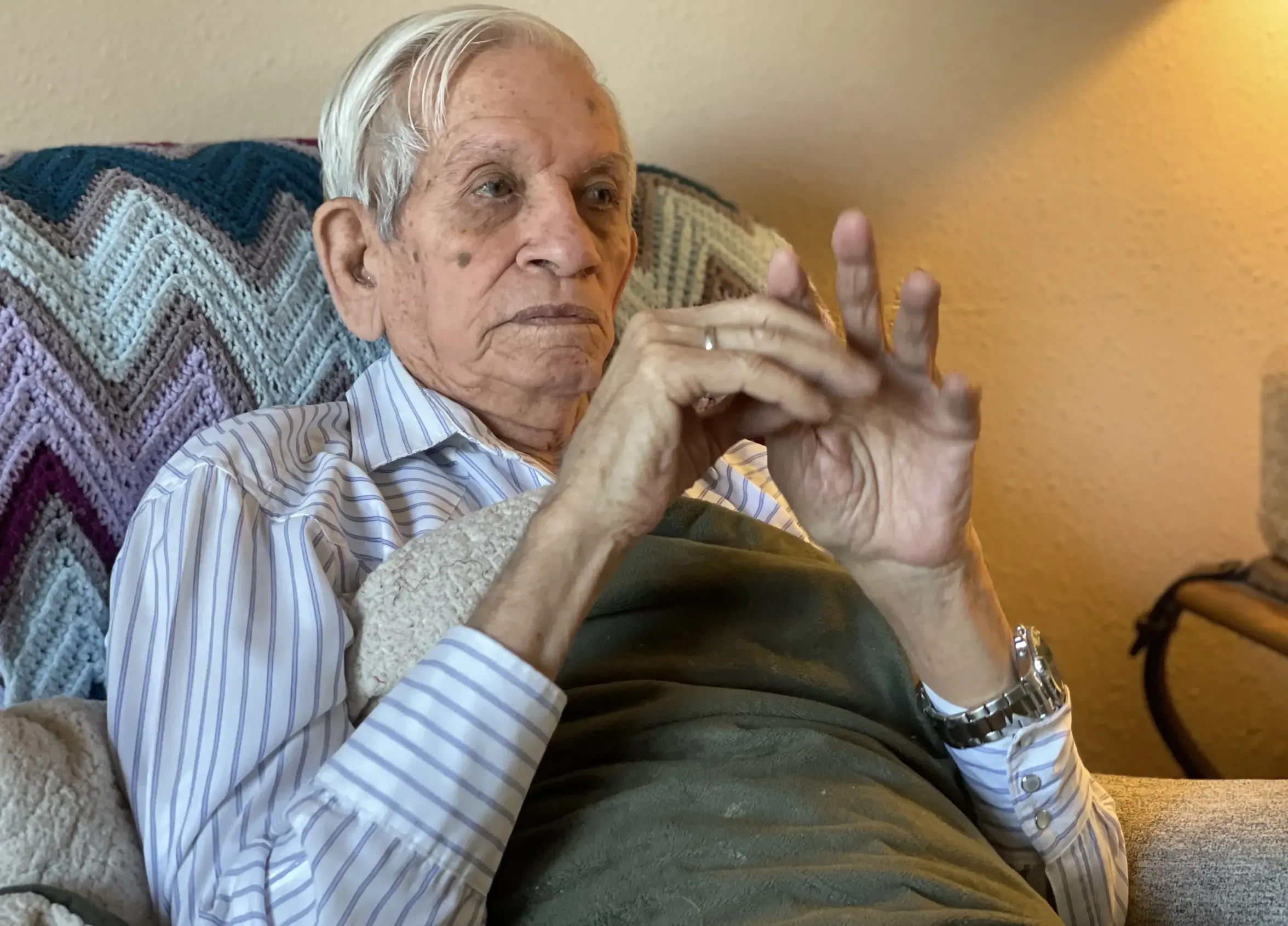 Henry Herrera describes seeing the Trinity Test explosion from his parents' Tularosa home in 1945. 