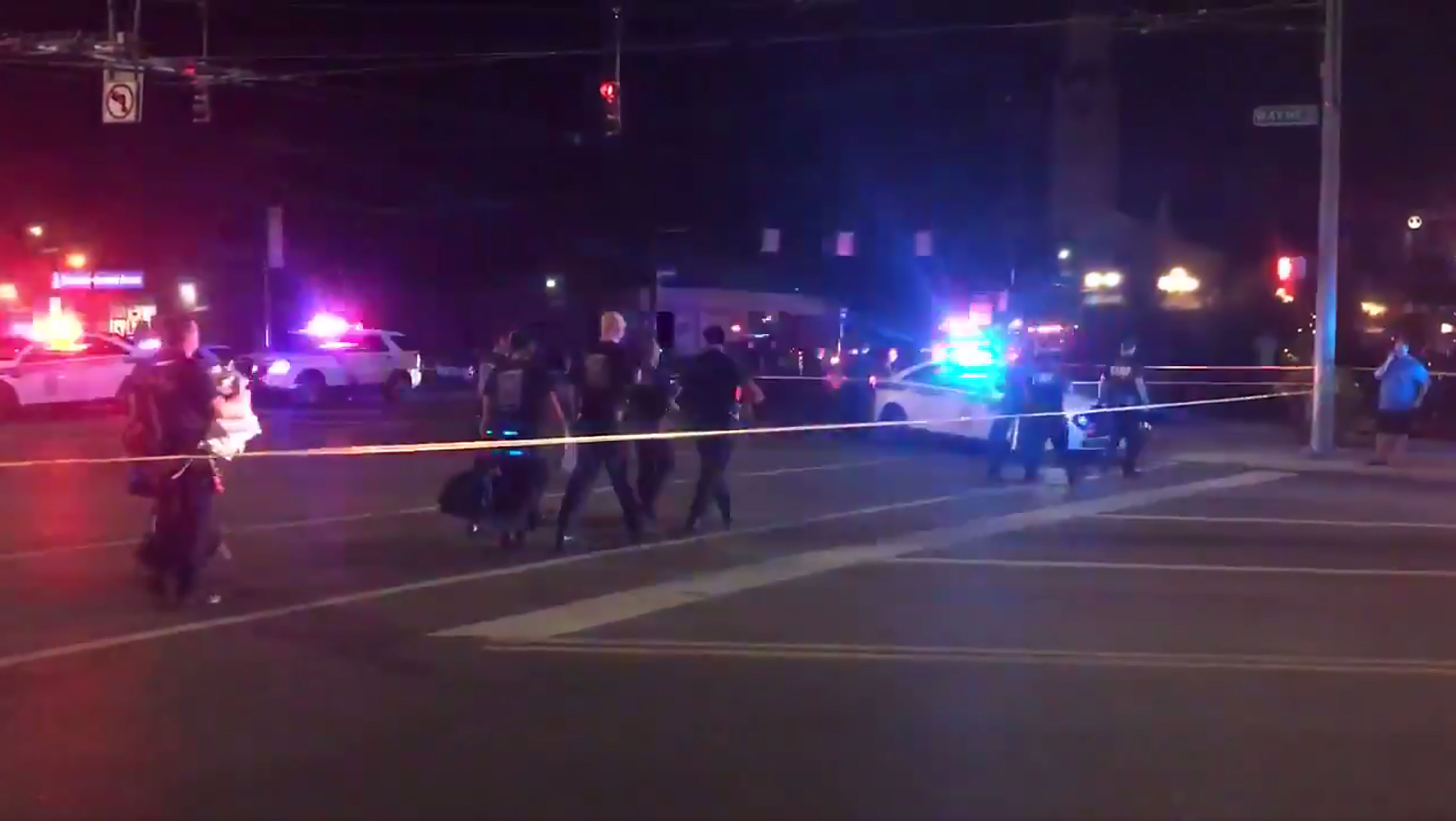 Police on scene of mass shooting