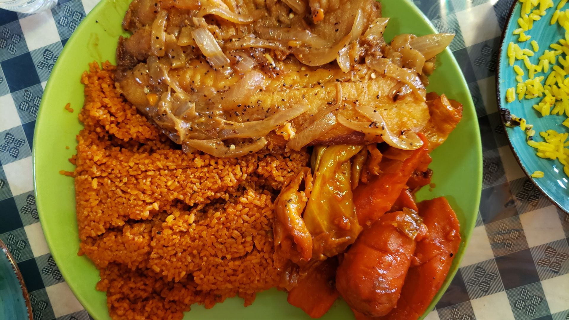 Photo of a plate of food. 