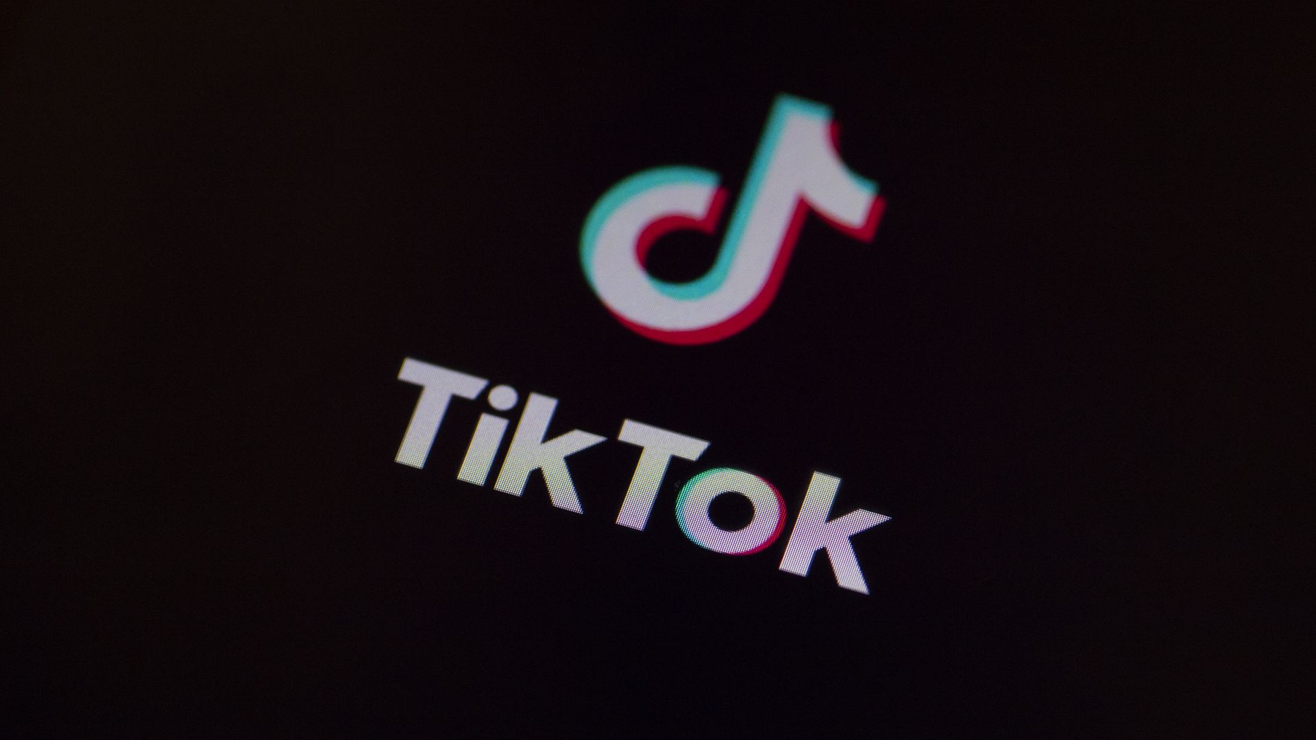 A TikTok logo seen on a mobile device.
