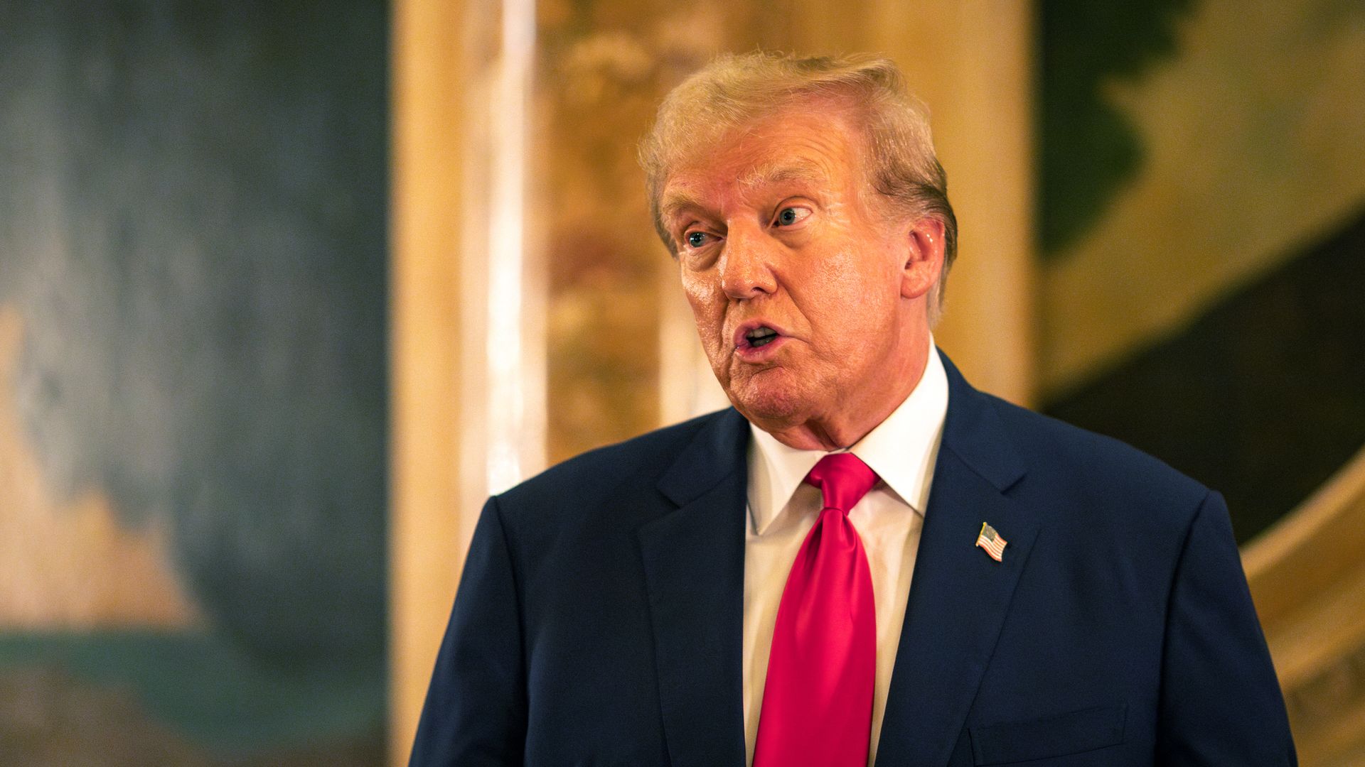 Donald Trump speaking 