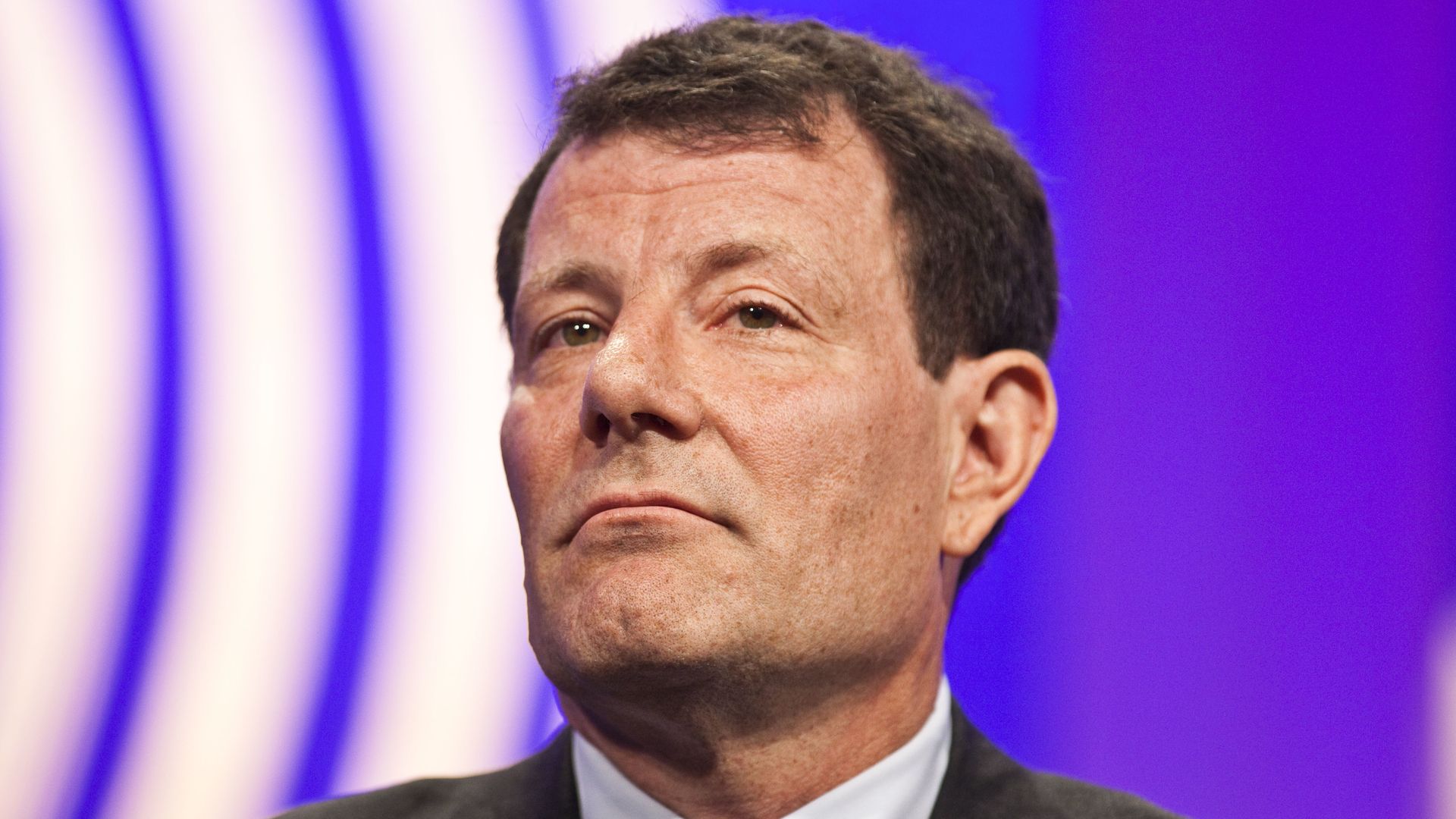 Former New York Times columnist Nicholas Kristof during an annual Clinton Global Initiative meeting in New York in September 2011.