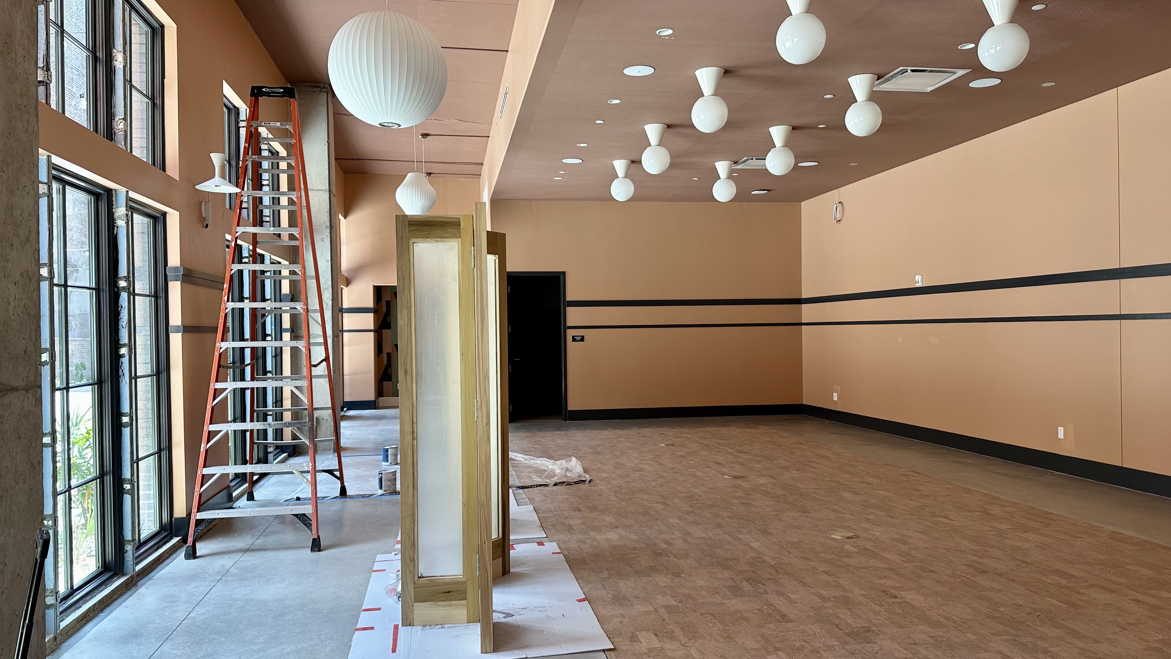 Photo shows the interior of Common House in New Orleans.