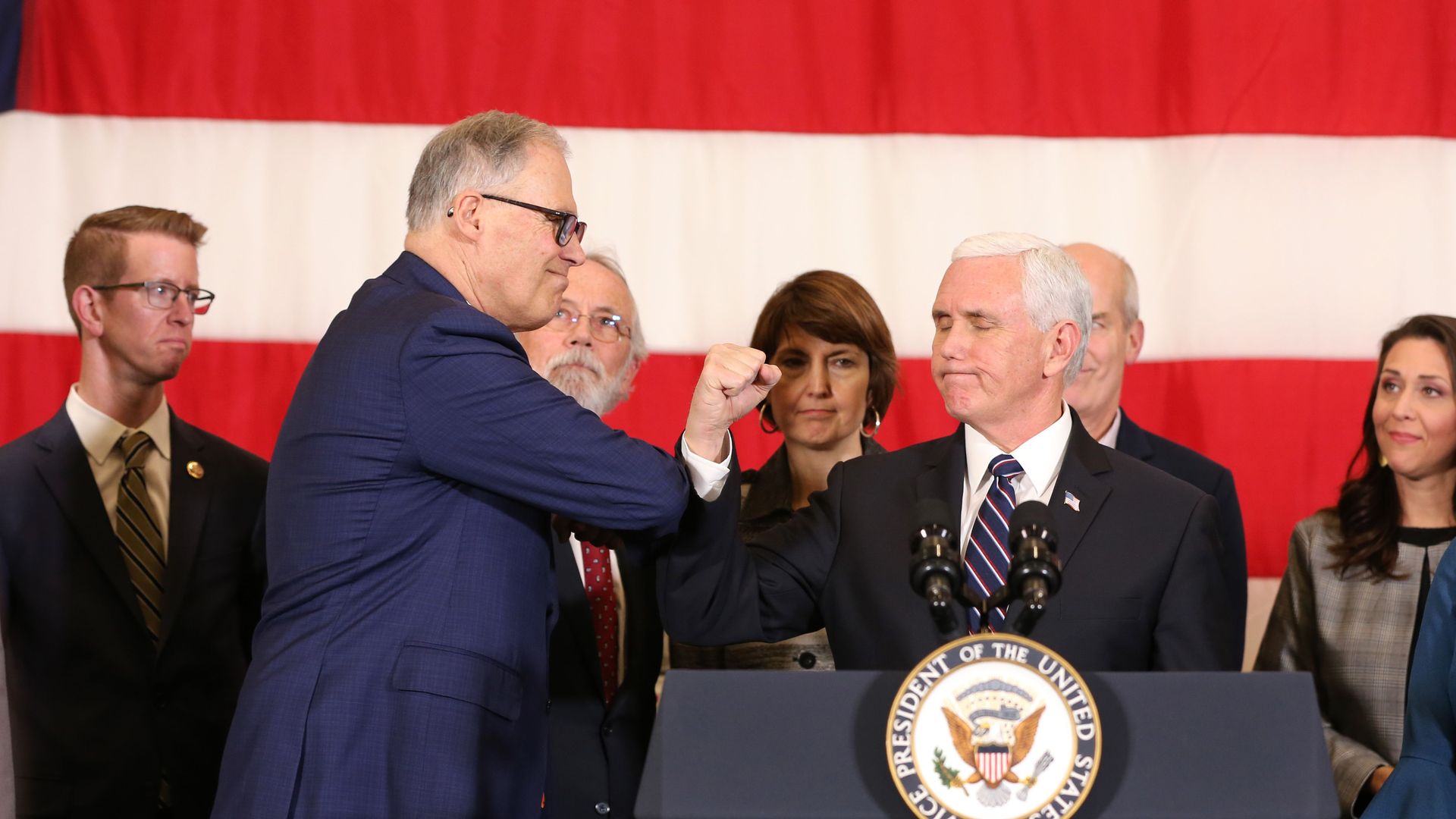 Pence and Jay Inslee