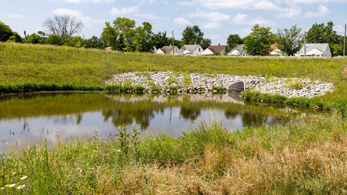 Detroit unveils flood-fighting stormwater basins