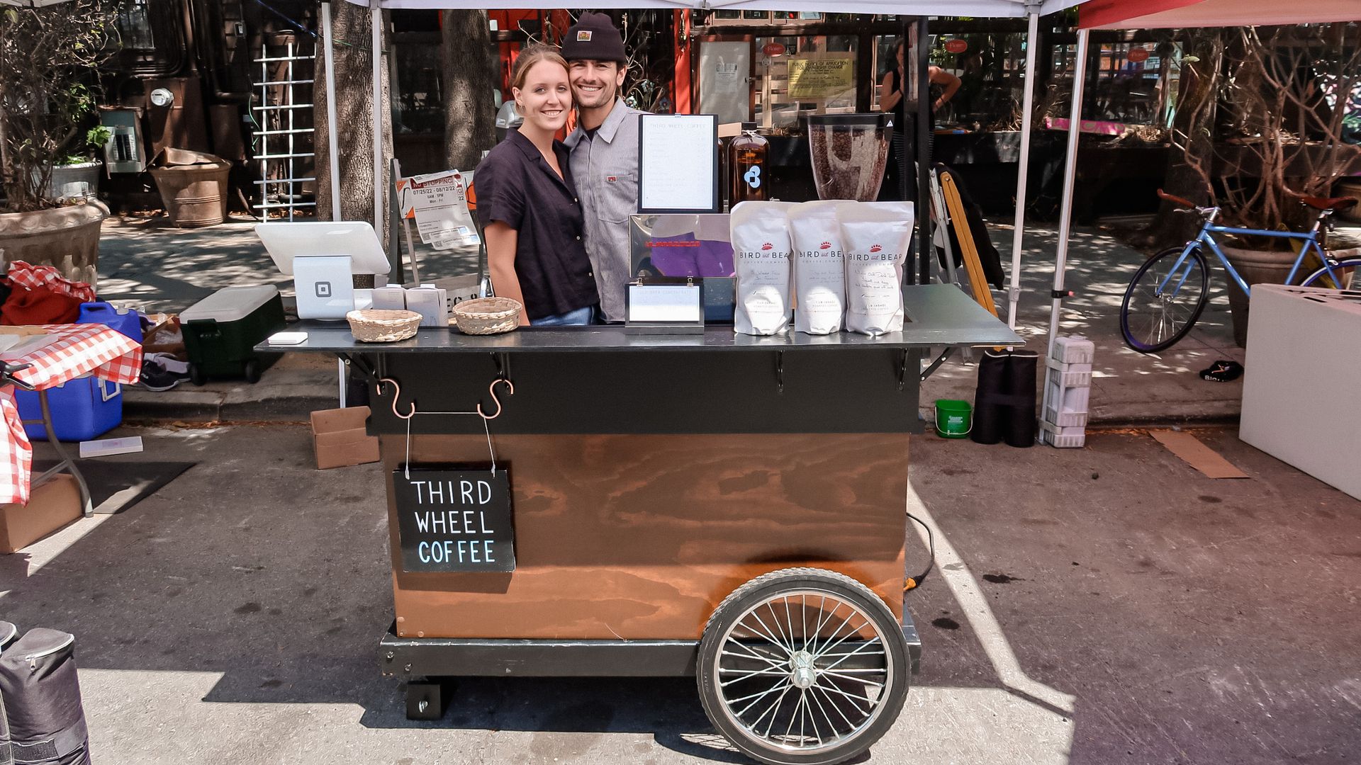 Third Wheel Coffee cart