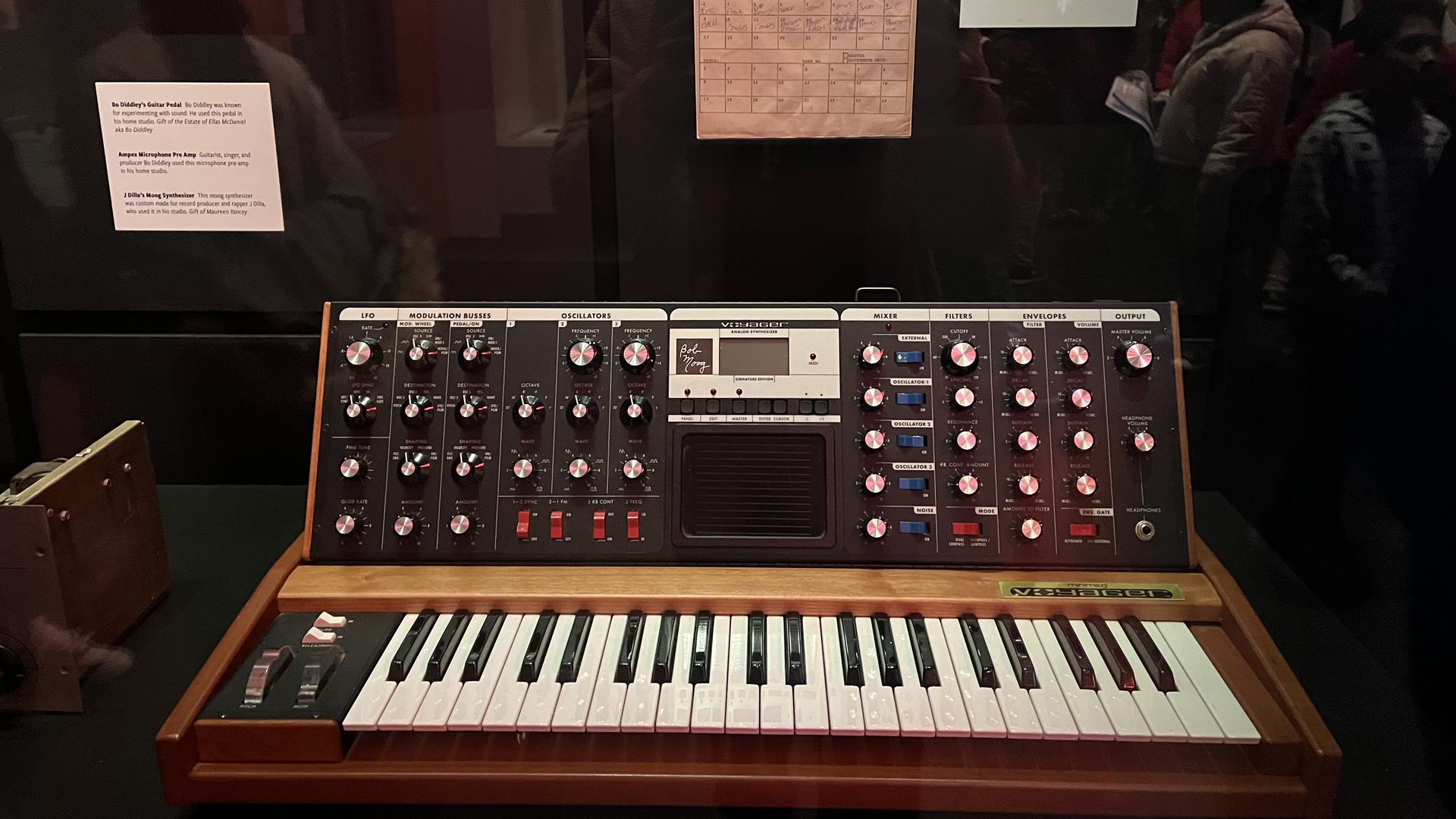 J Dilla's Minimoog Voyager synthesizer.