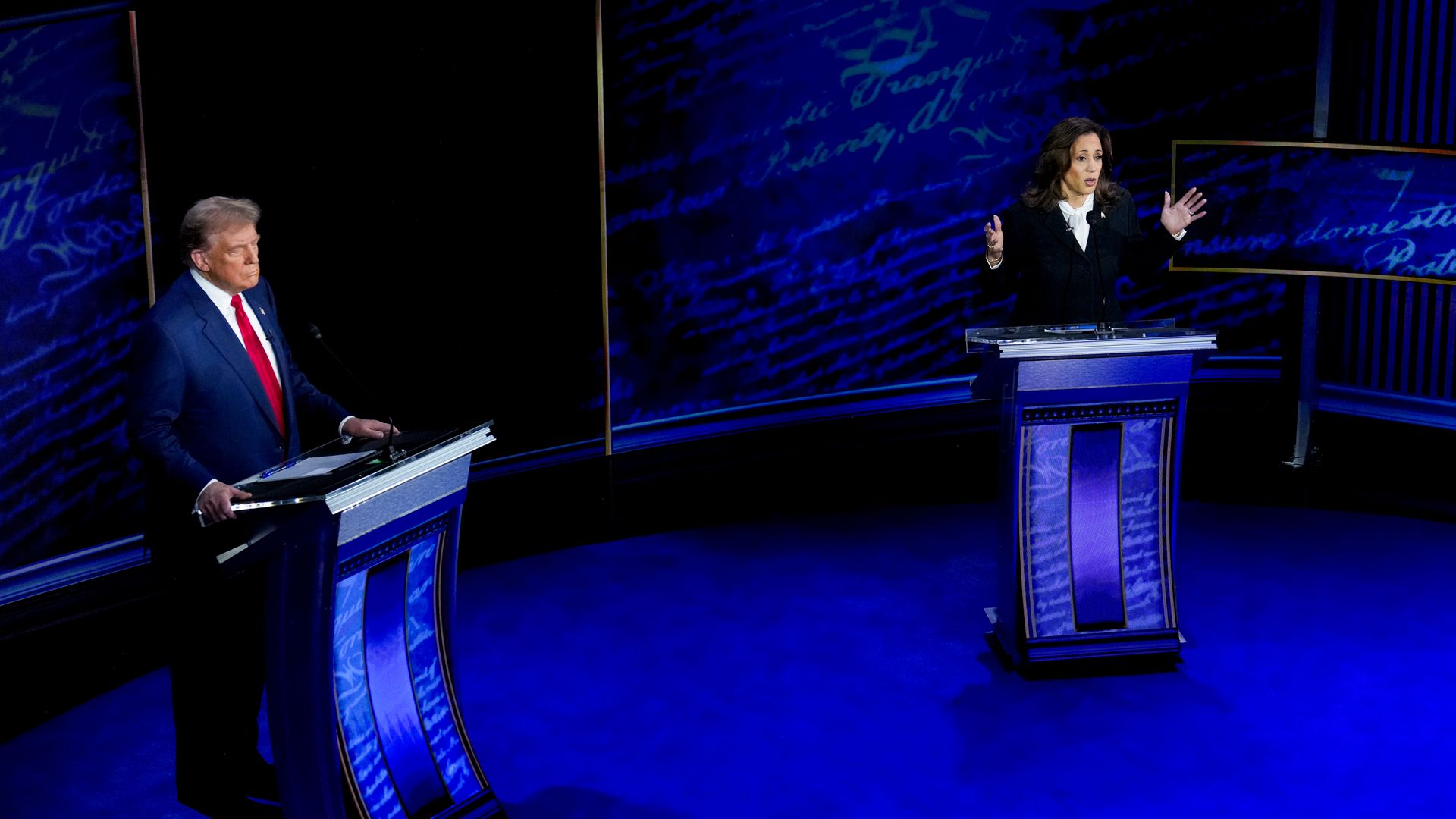 Harris and Trump debate in Philadelphia, 9/10