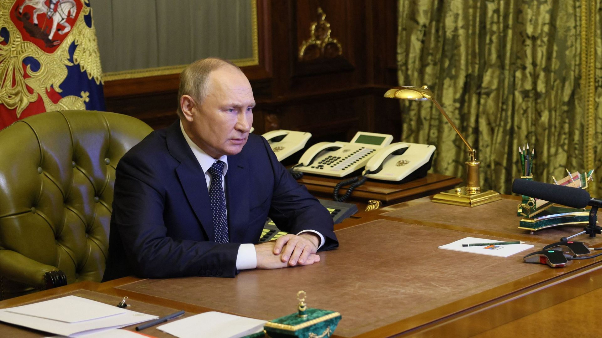 Russian President Vladimir Putin in Saint Petersburg on Oct. 10.