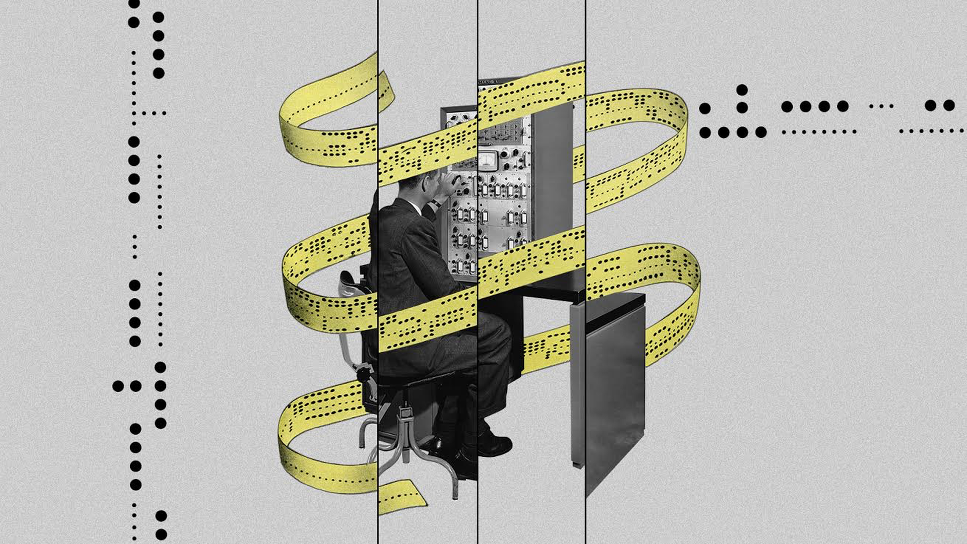 Photo illustration of analog computers