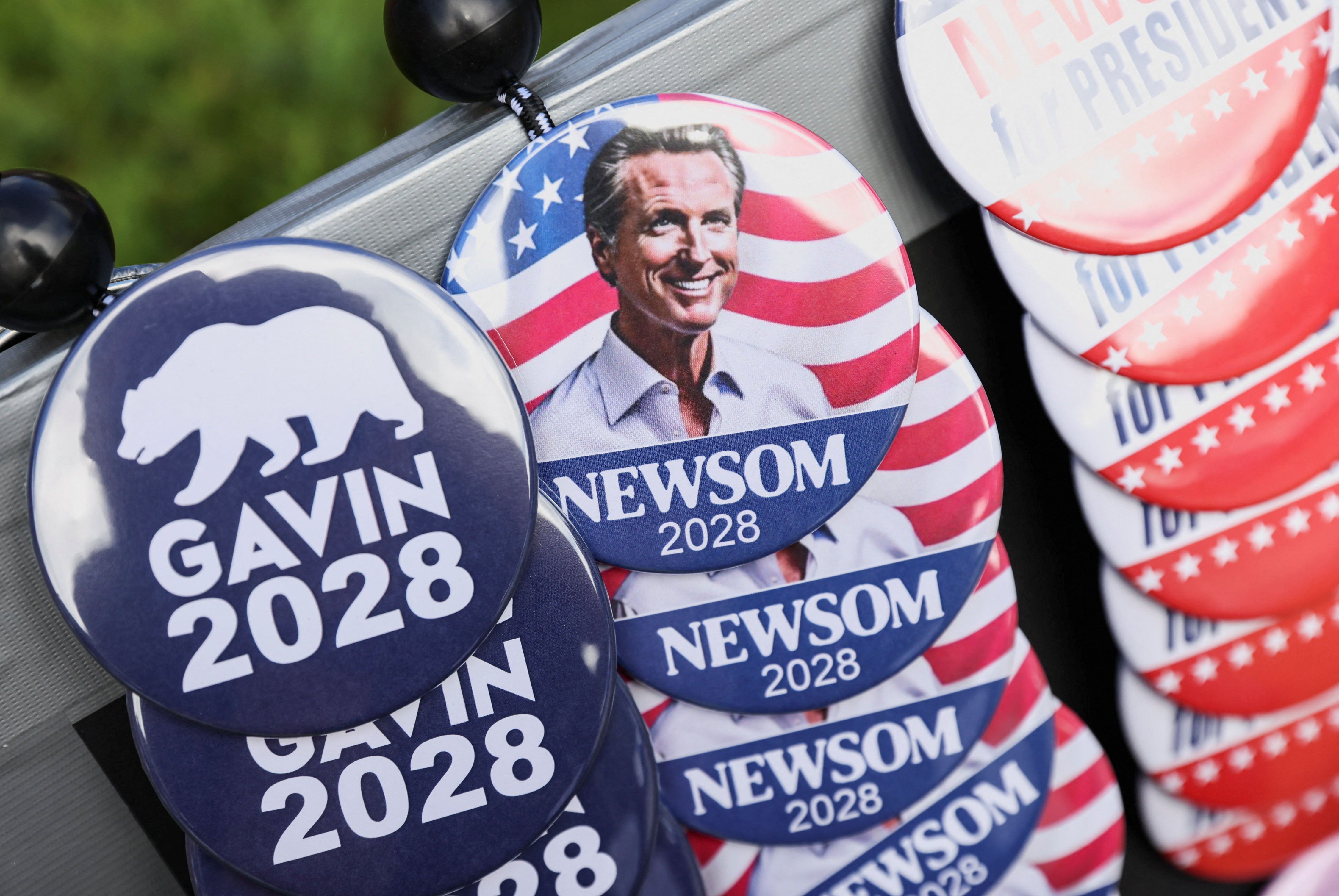 Newsom pins