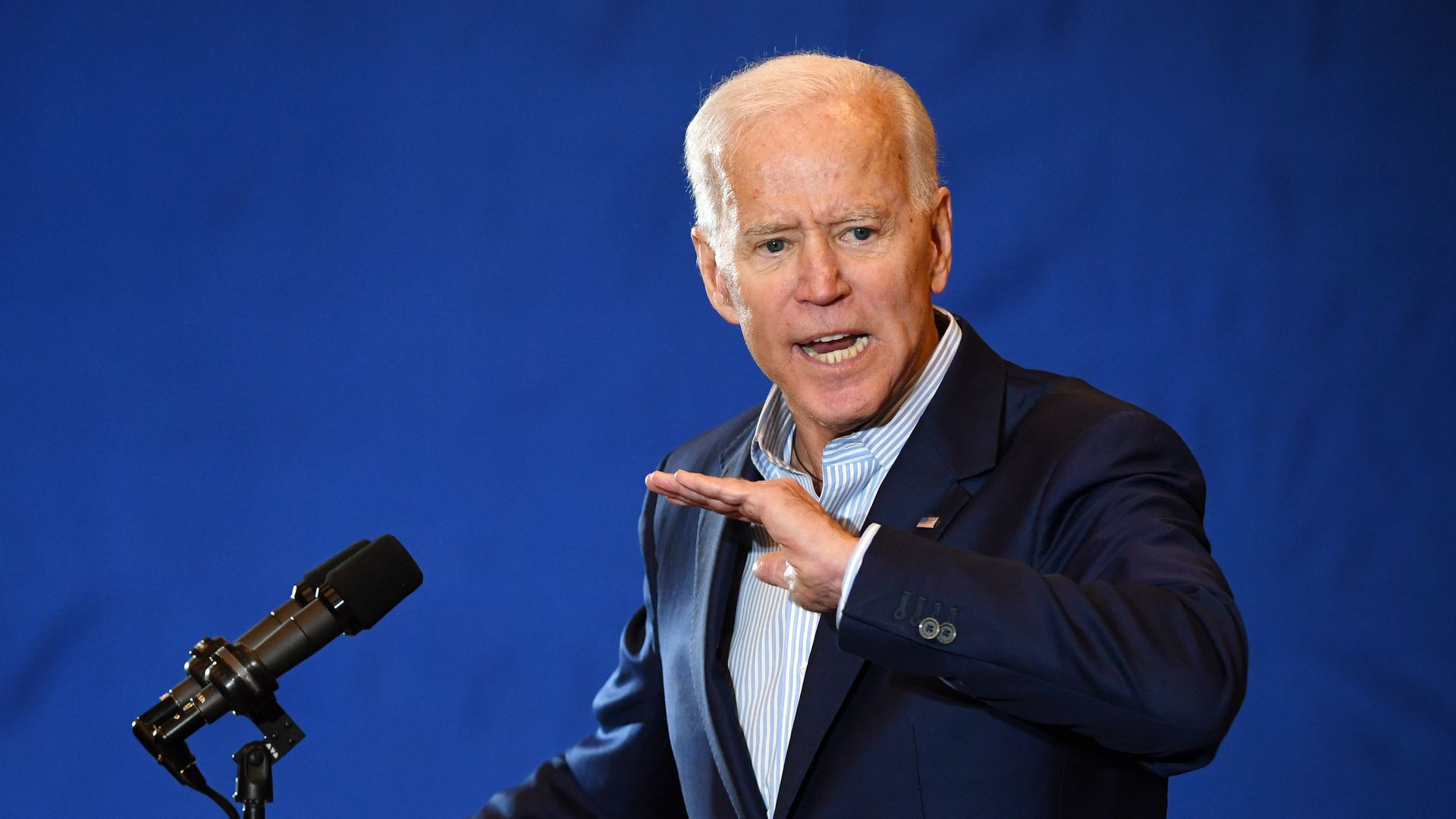 Joe biden at a podium